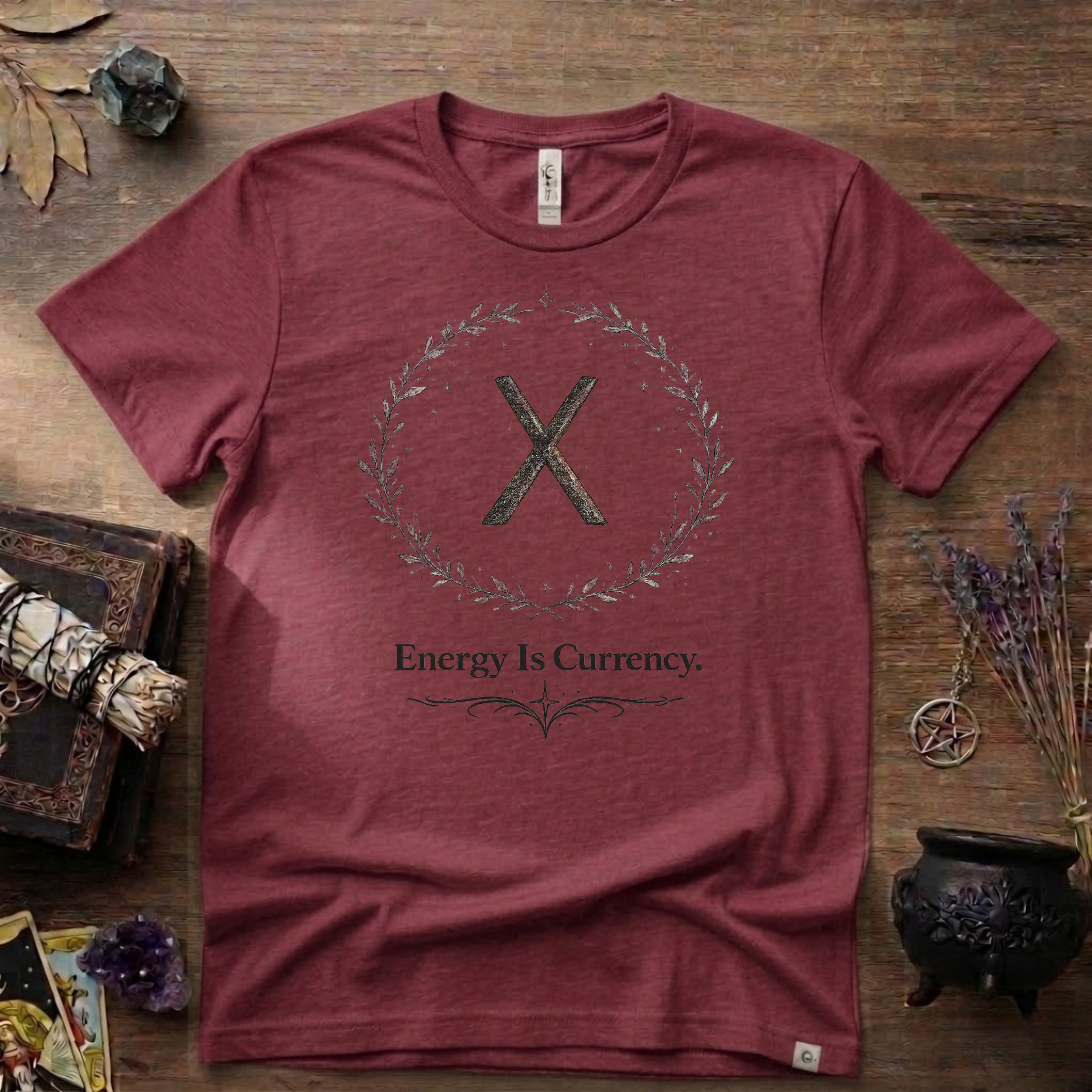 Energy Is Currency Gebo Rune T-Shirt