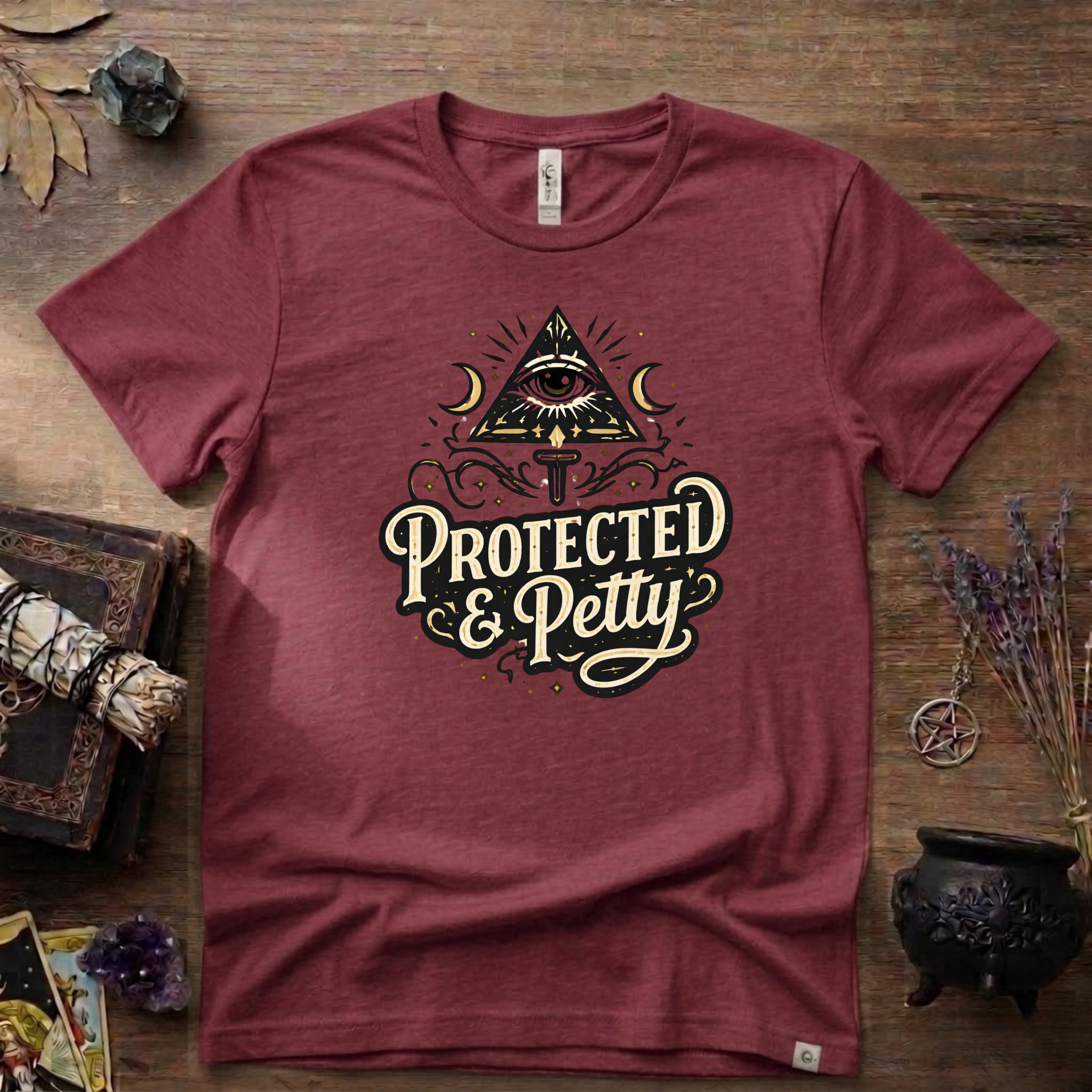 Witchy T-Shirt — "Protected and Petty"