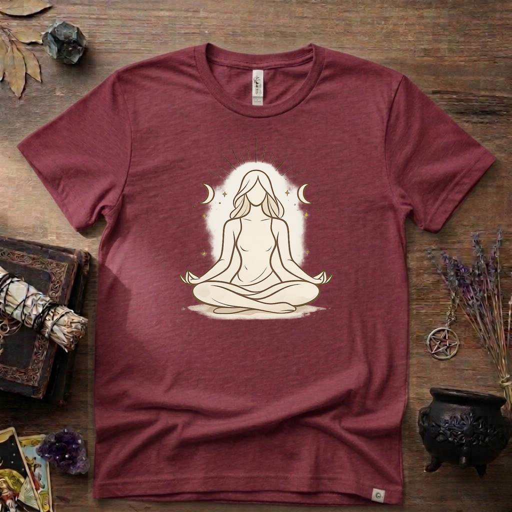Witchy T-Shirt — "Meditation Witch"