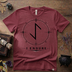Eihwaz Rune 'I Endure' T-Shirt