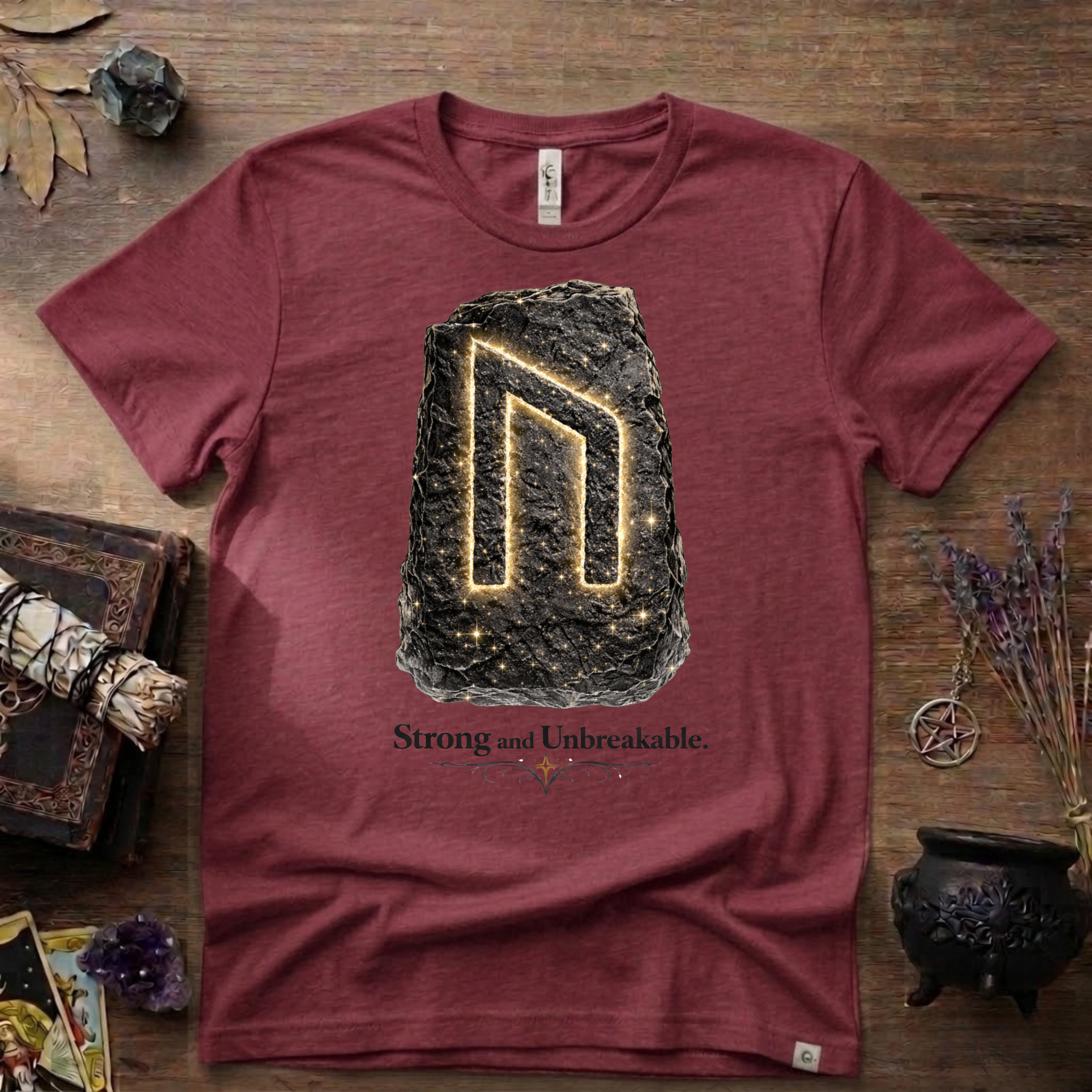 Uruz Rune 'Strong and Unbreakable' T-Shirt