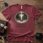 Divinely Protected Algiz Rune T-Shirt — Viking Protection Symbol Tee