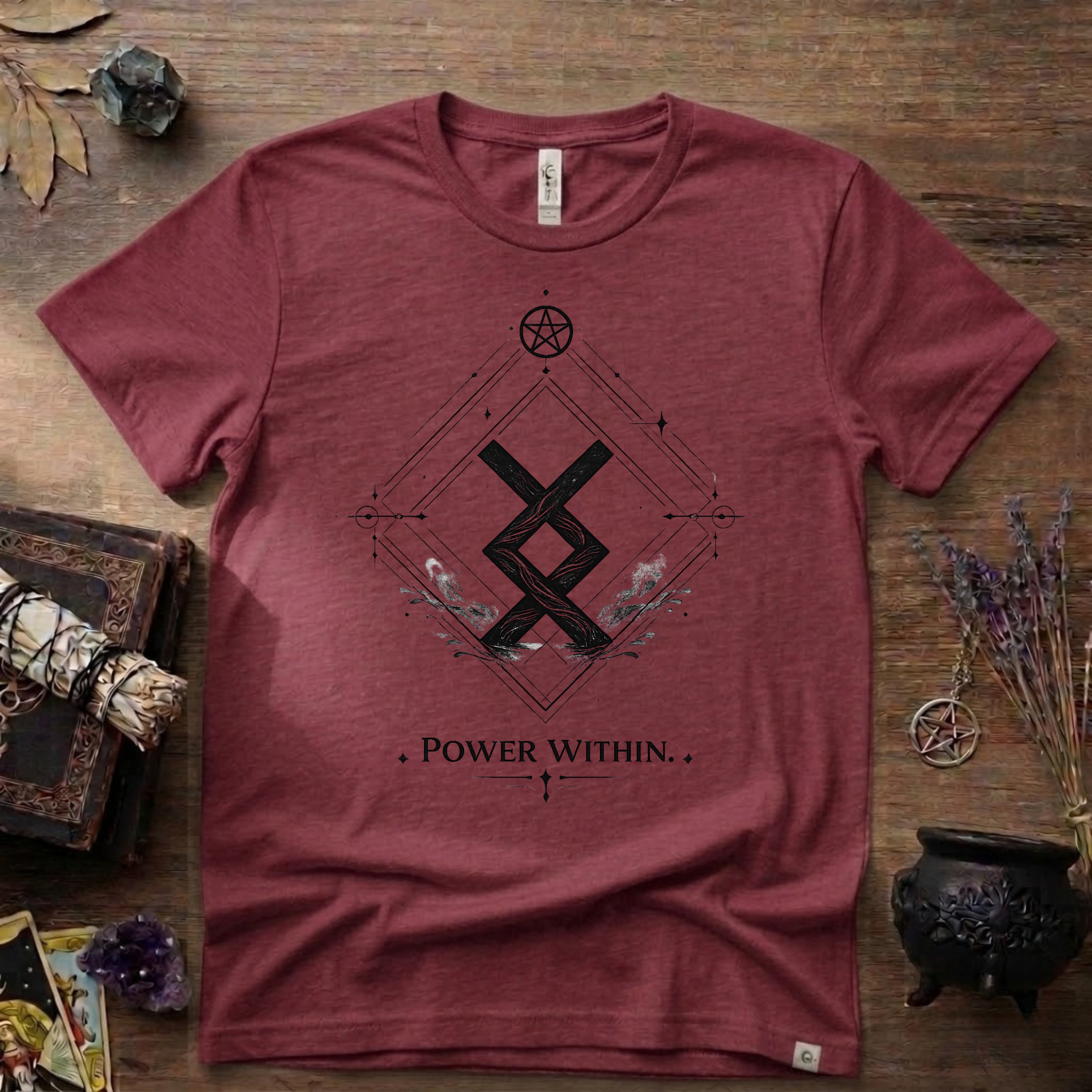 Ingwaz Rune 'Power Within' T‑Shirt