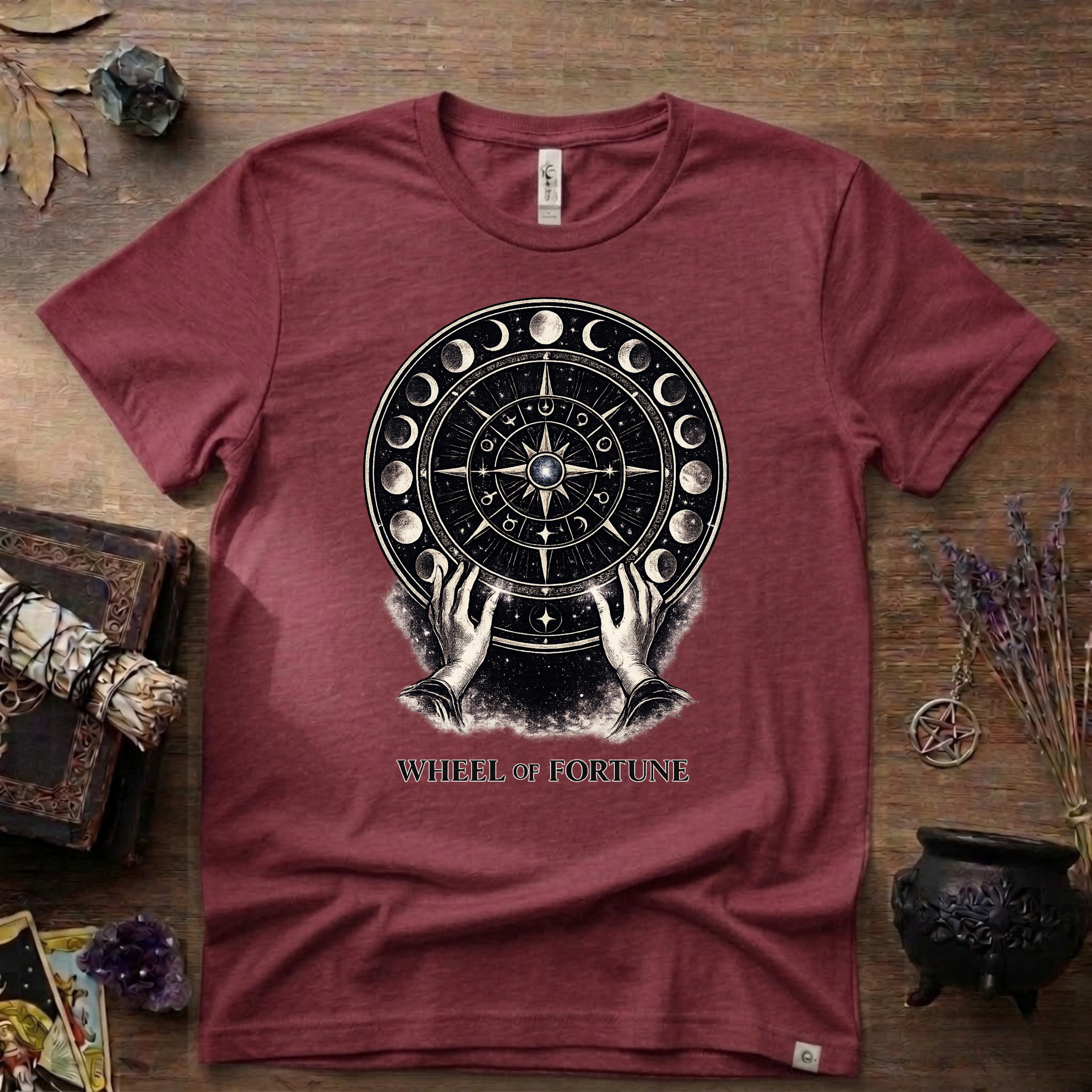 Tarot T-Shirt — The Wheel of Fortune