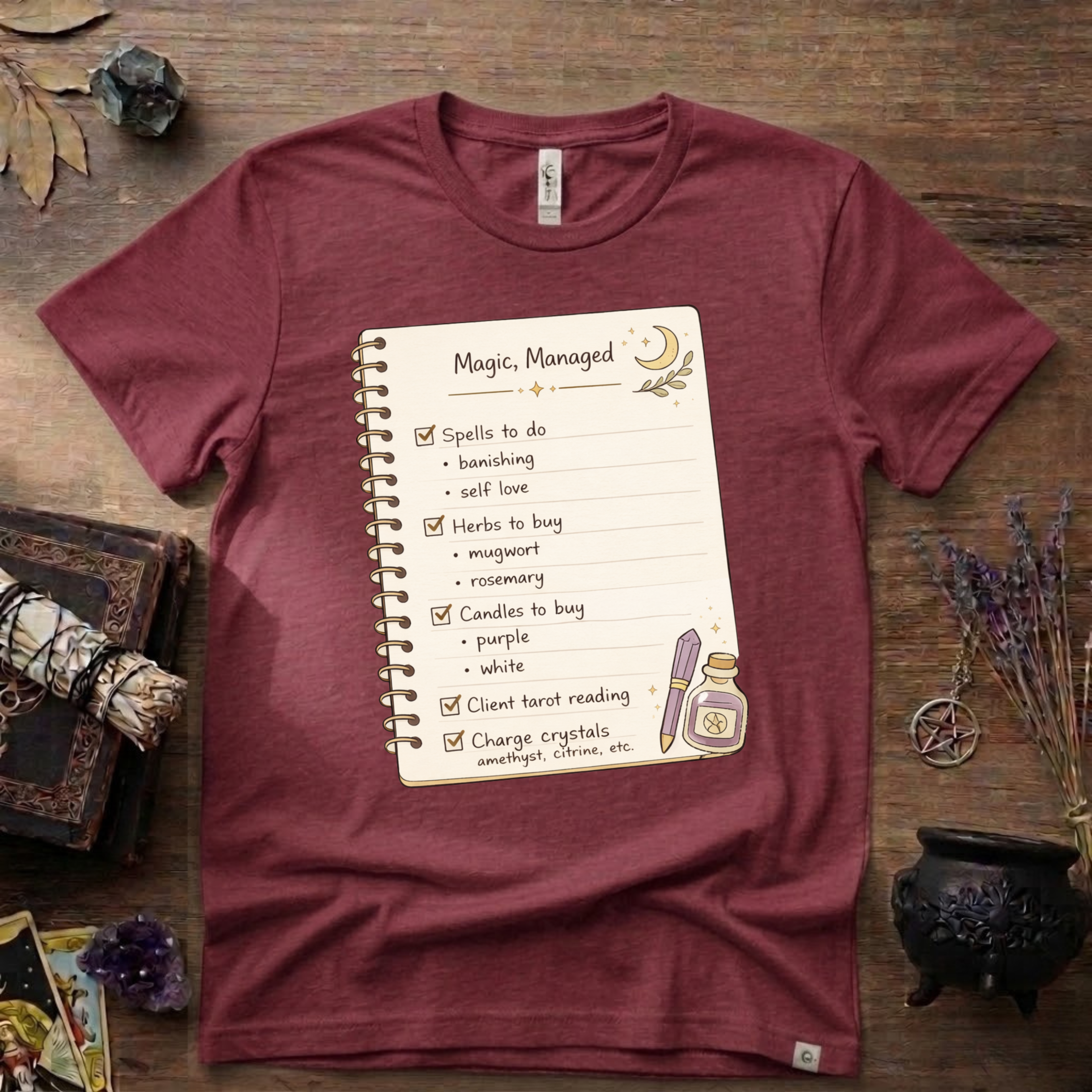 Witchy T-Shirt — "Magic Managed"