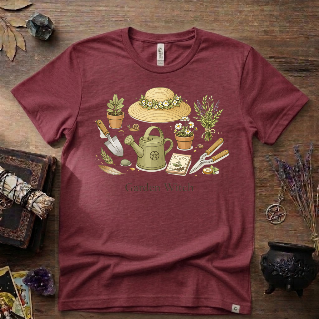 Garden Witch T-Shirt — Witchy Plant Magic Tee