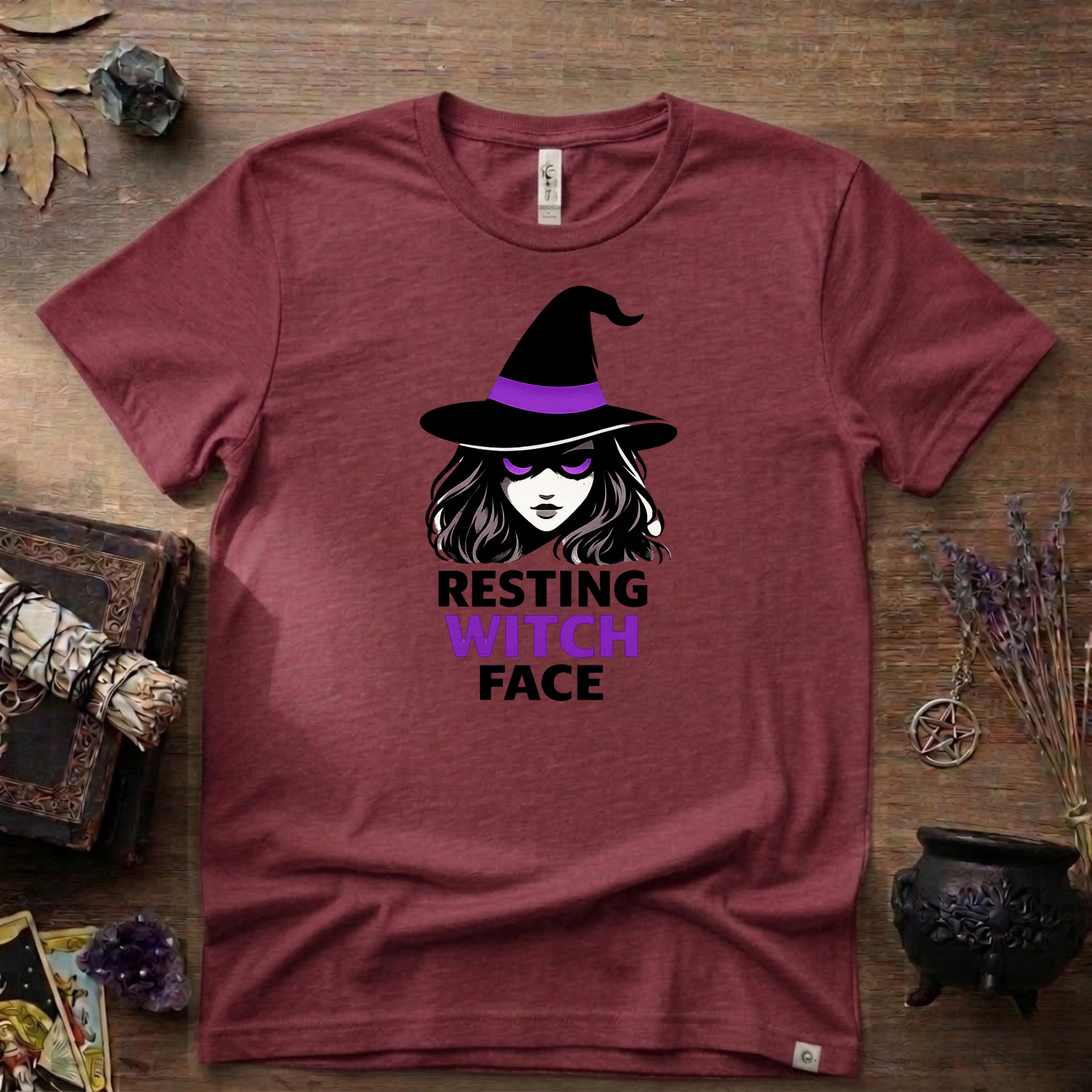 Witchy T-Shirt — "Resting Witch Face"