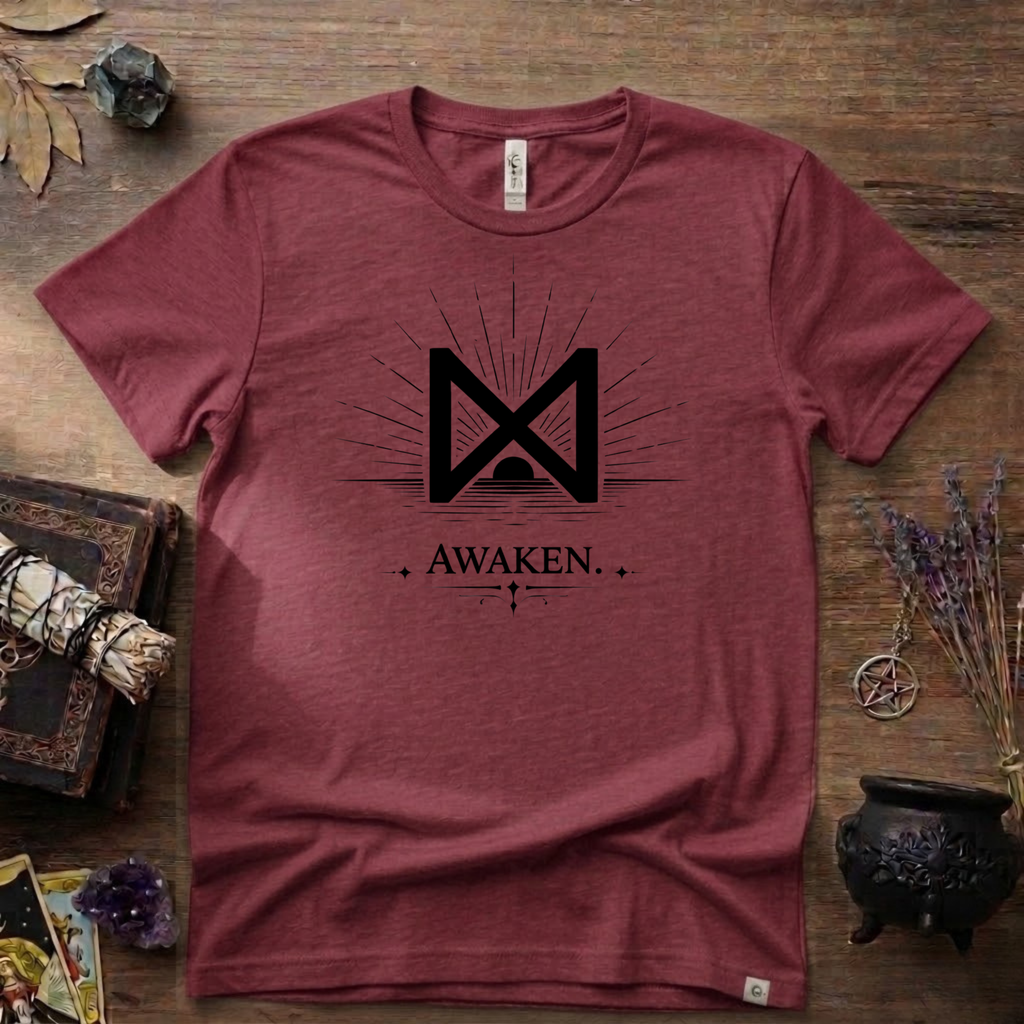Dagaz Rune T-Shirt — "Awaken" Nordic Symbol Tee