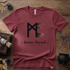 Mannaz Rune "Know Thyself" T-Shirt