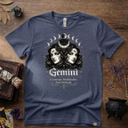 Gemini Zodiac 'I Contain Multitudes and Attitude' T-Shirt