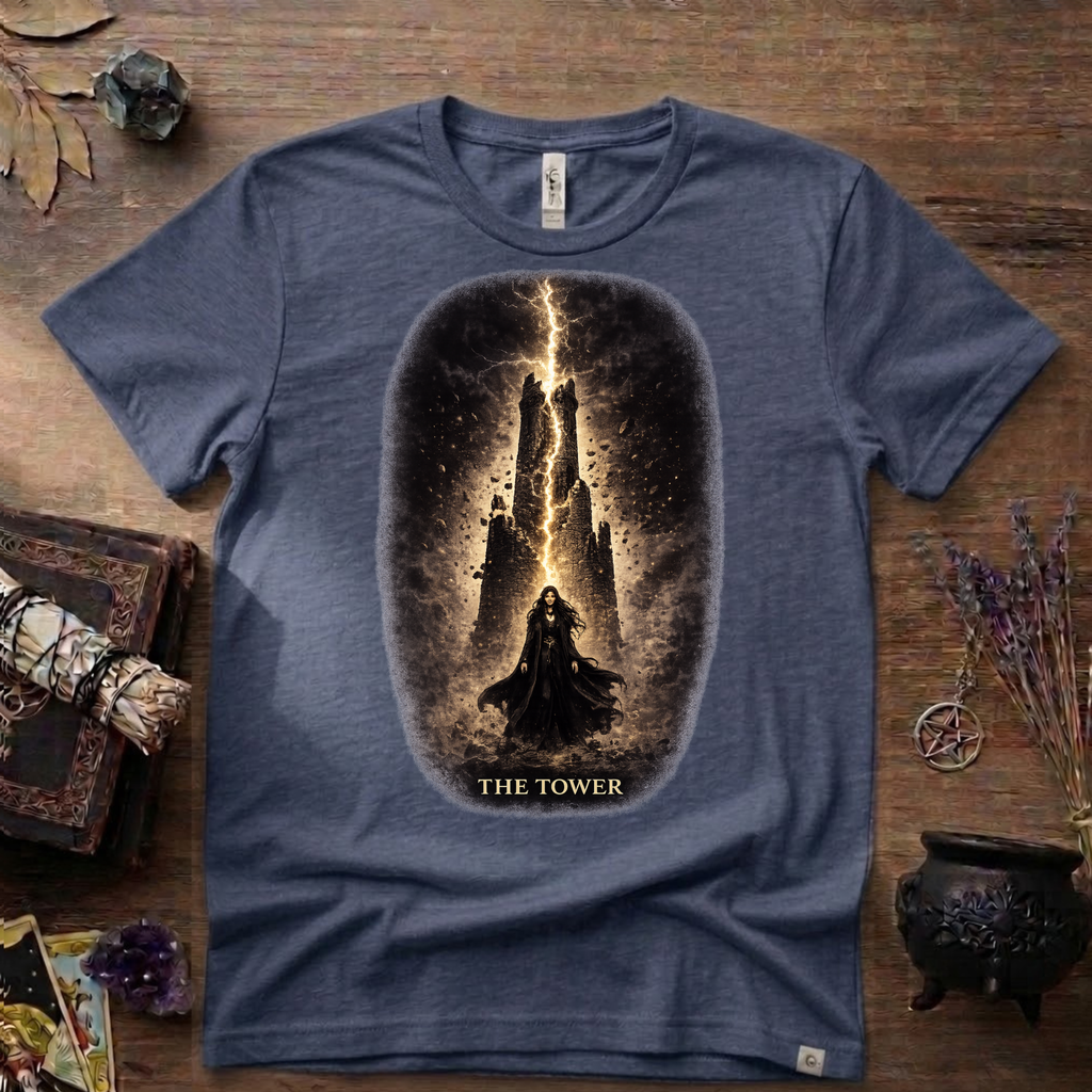 Tarot T-Shirt — The Tower