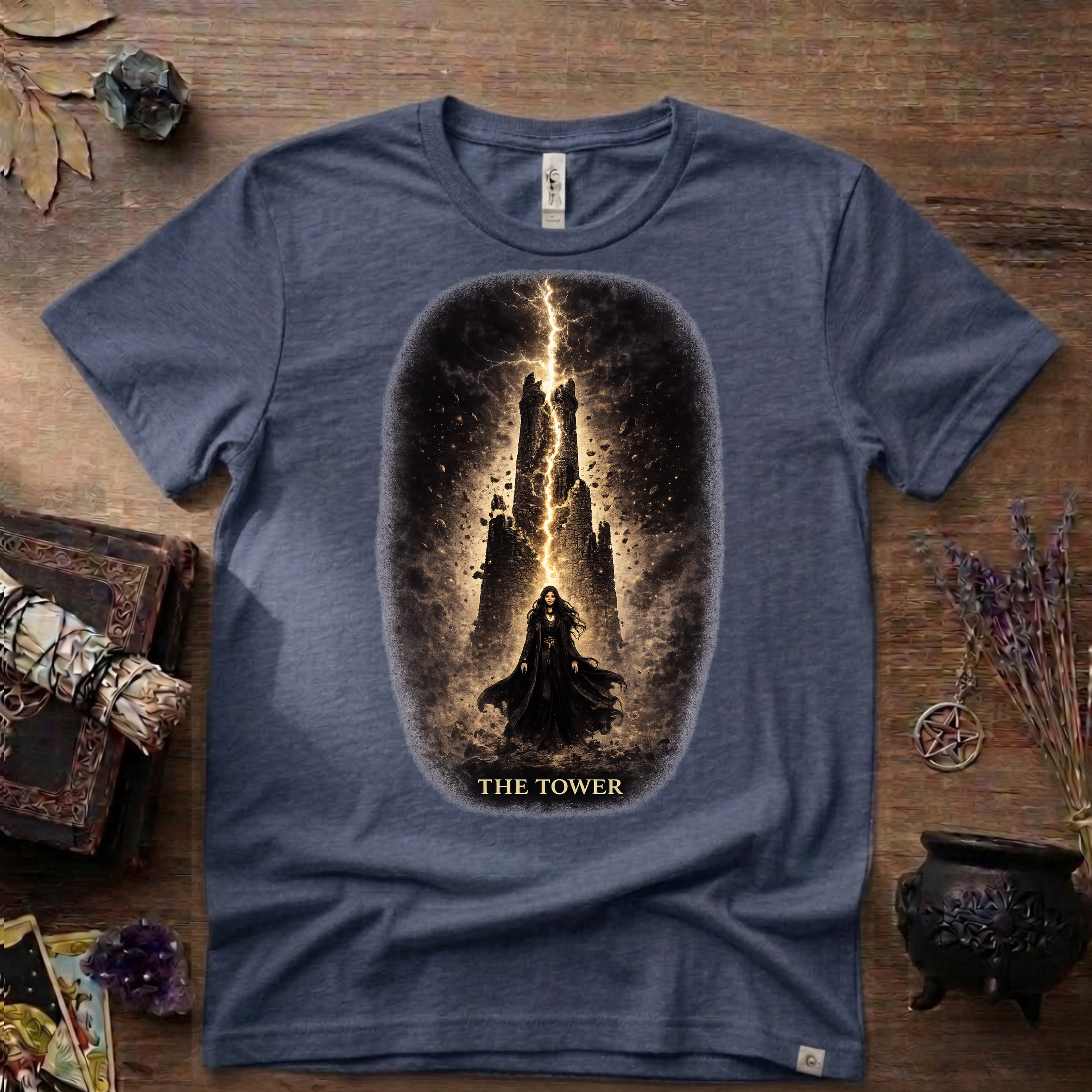 Tarot T-Shirt — The Tower