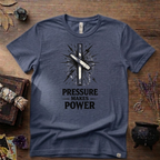 Nauthiz Rune "Pressure Makes Power" T-Shirt — Norse Rune Strength Tee