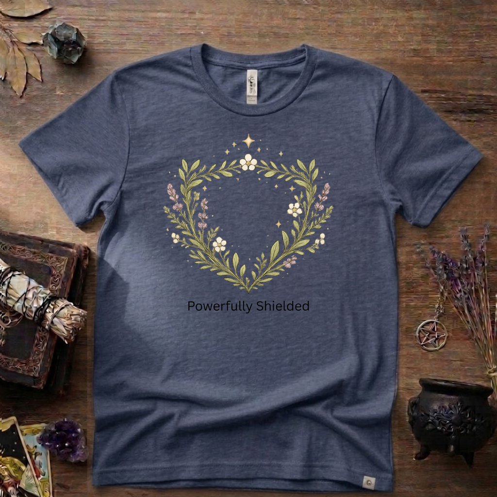 Witchy T-Shirt — "Powerfully Shielded"