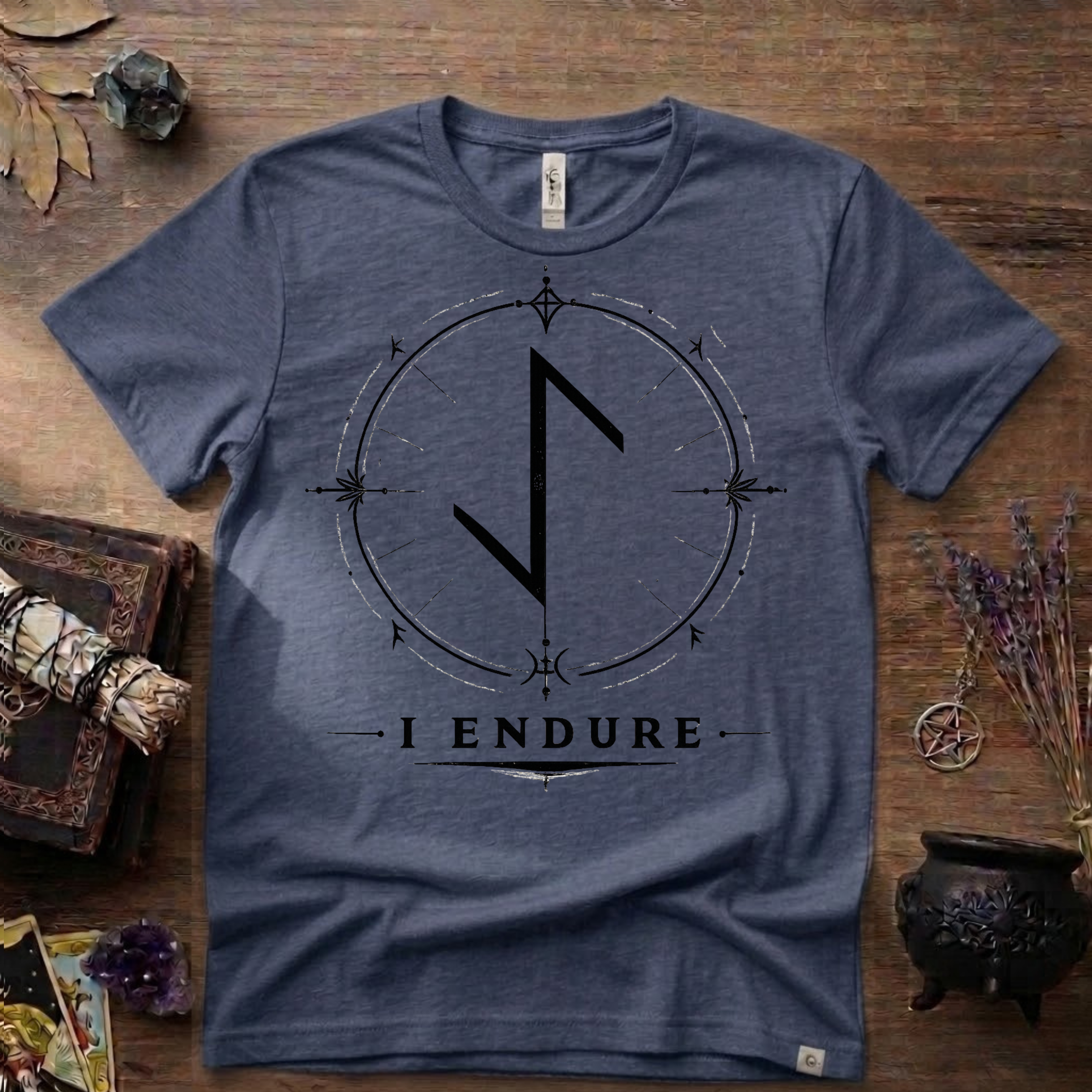 Eihwaz Rune 'I Endure' T-Shirt