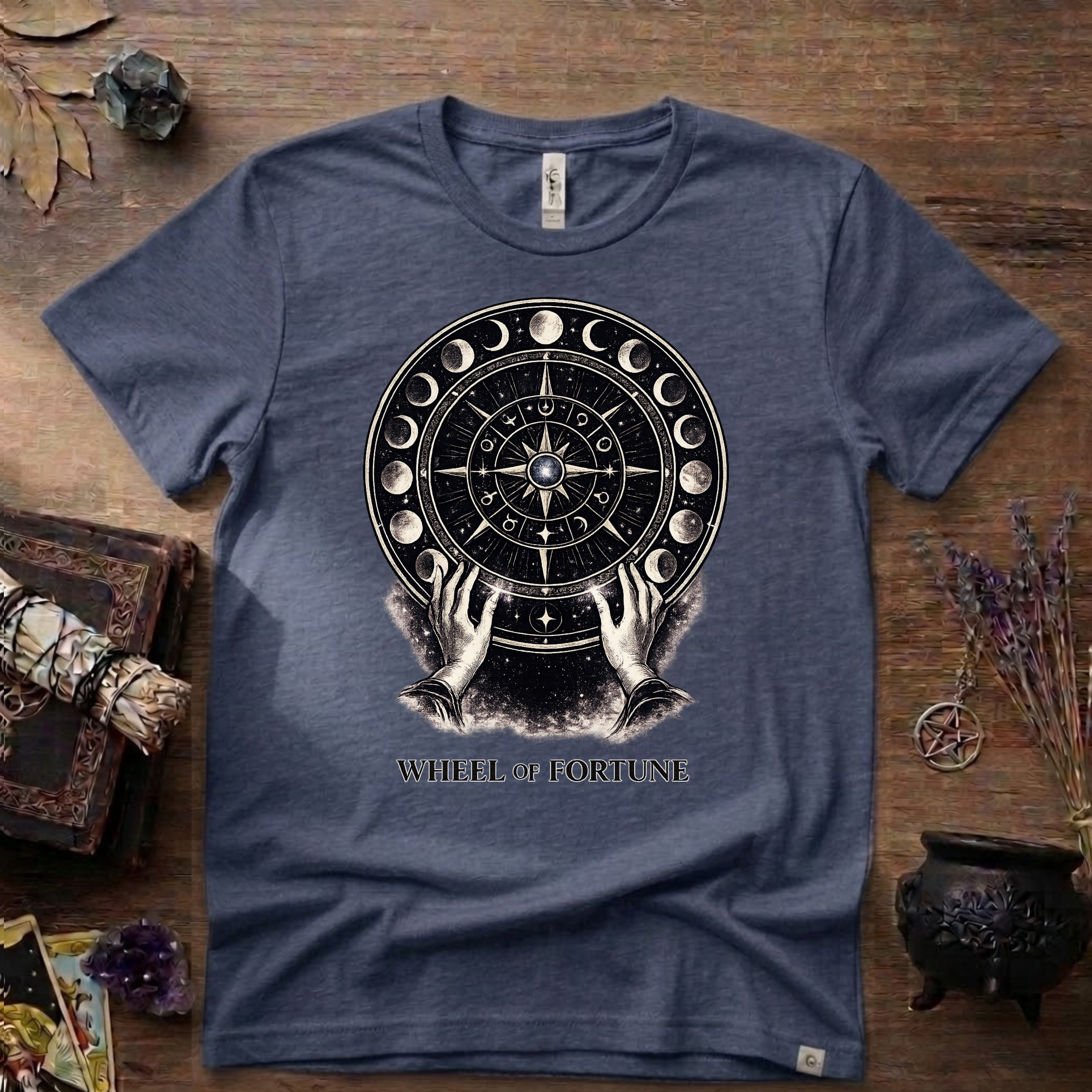 Tarot T-Shirt — The Wheel of Fortune
