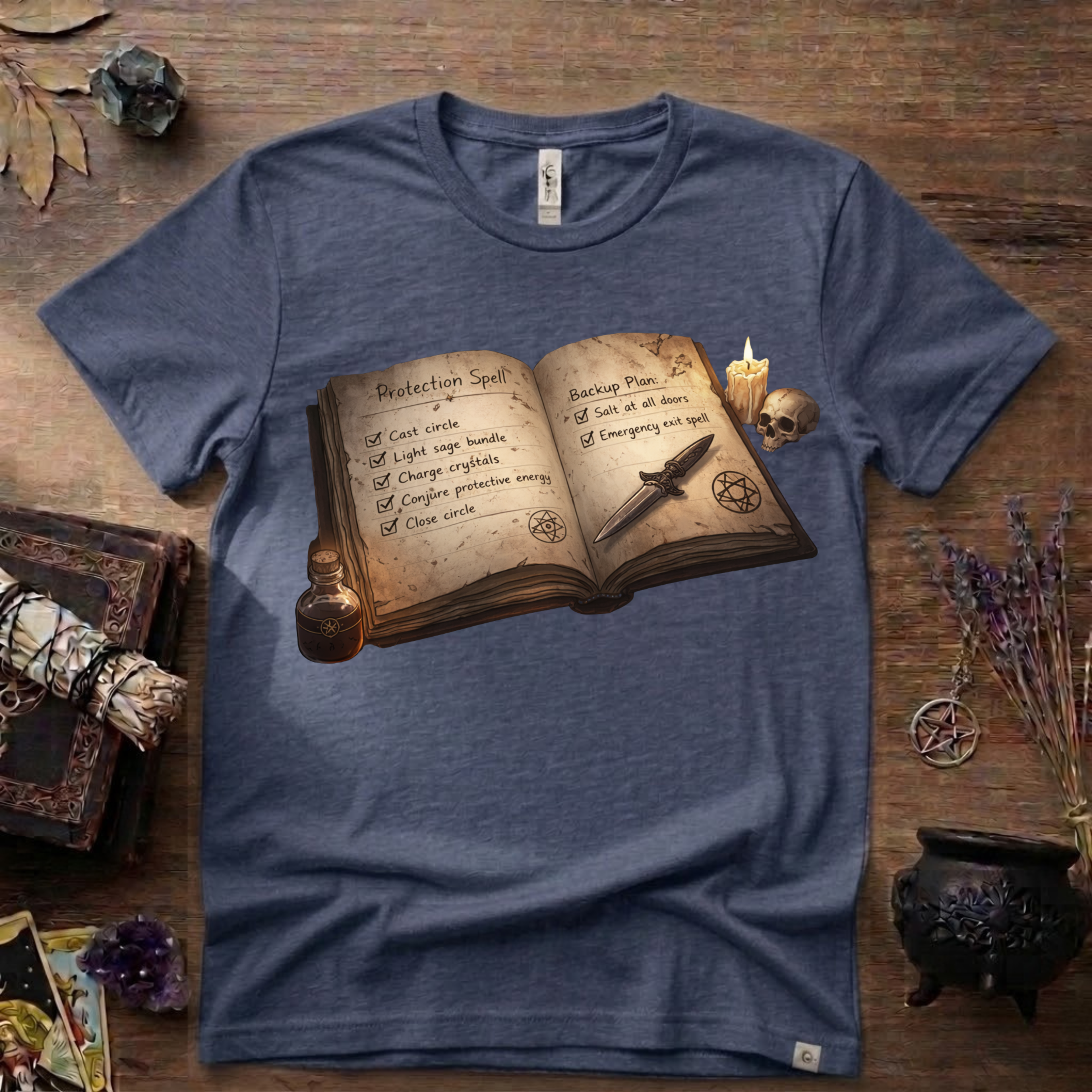 Witchy T-Shirt — Protection Spell