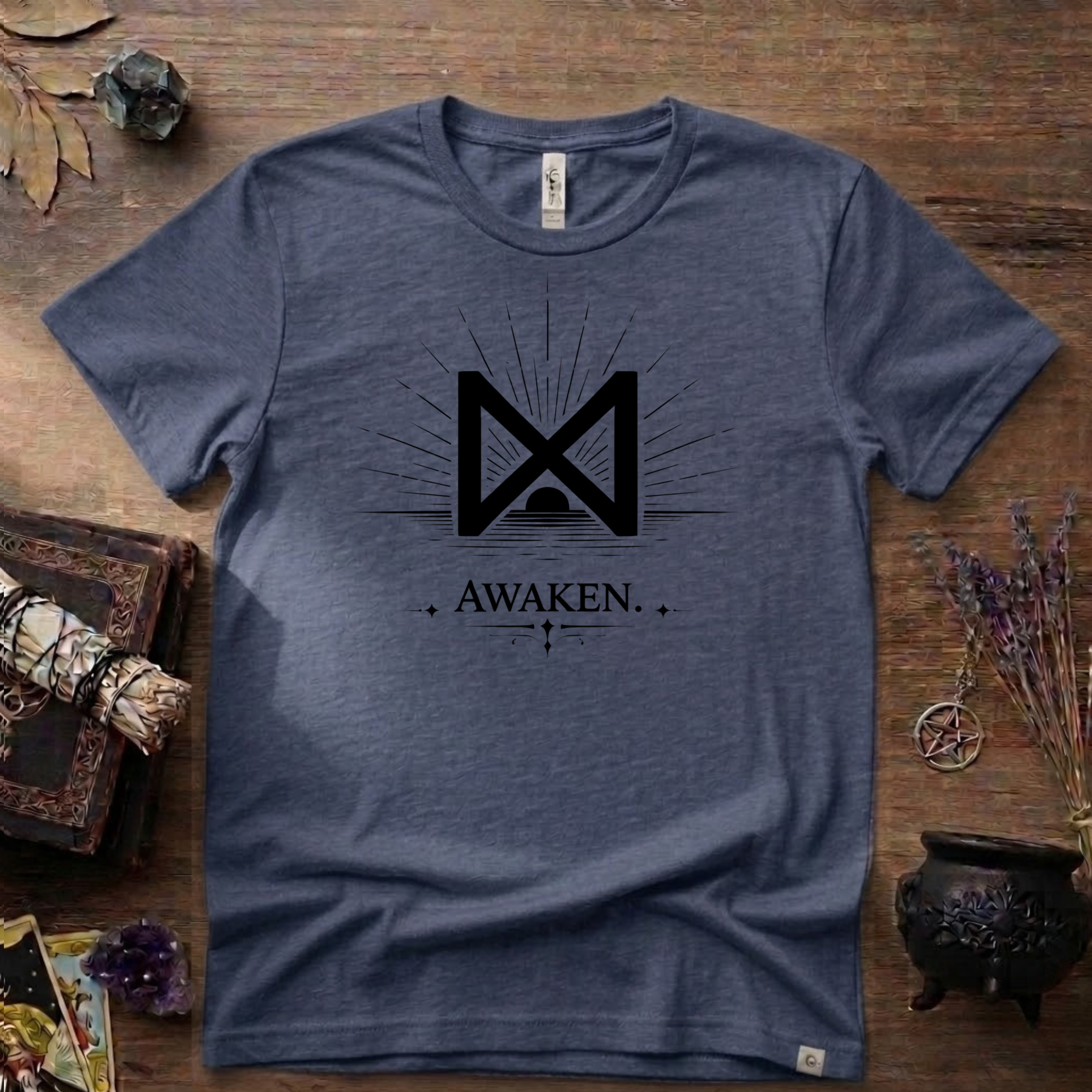 Dagaz Rune T-Shirt — "Awaken" Nordic Symbol Tee