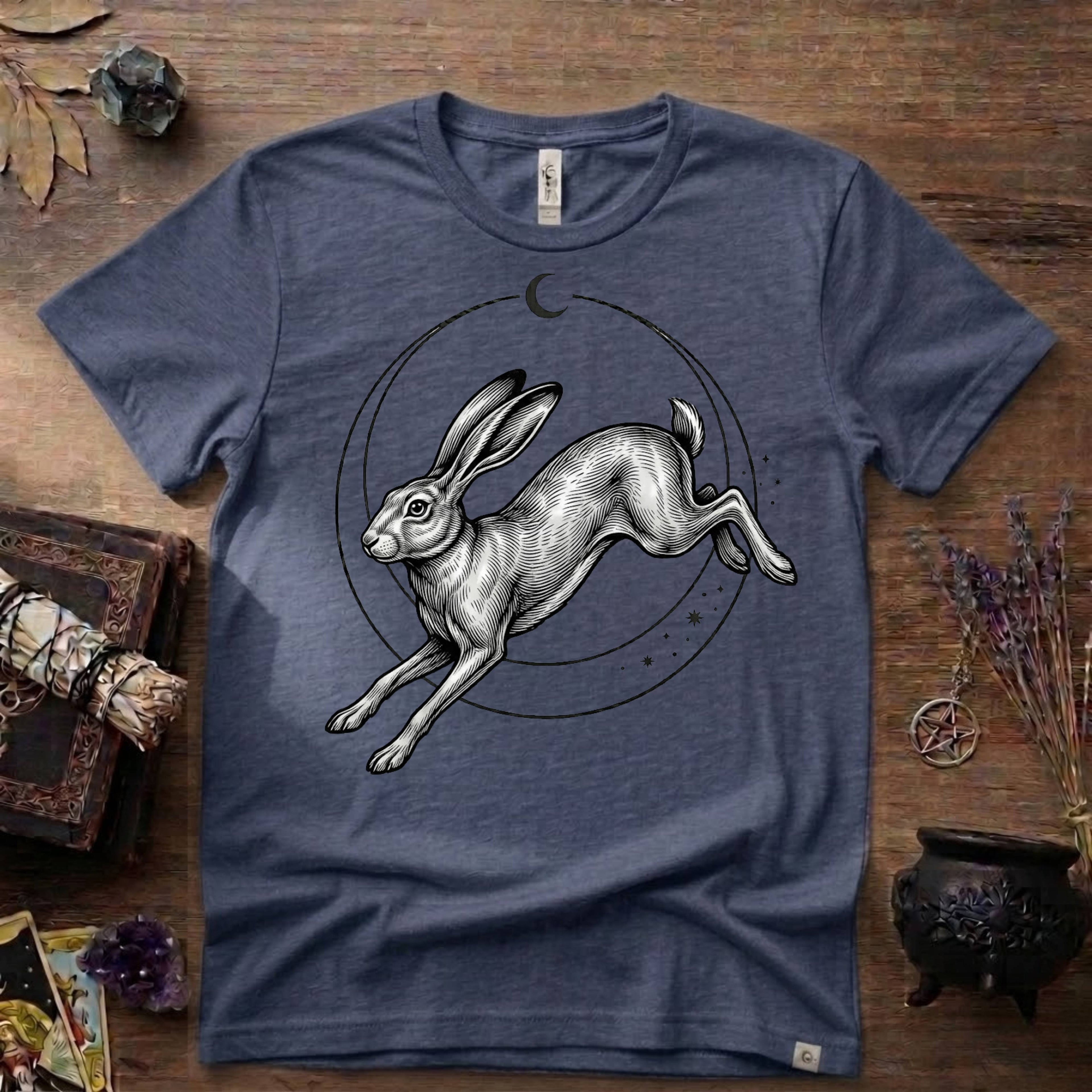Rabbit Totem T-Shirt — Spiritual Animal Rabbit Tee for Nature Lovers