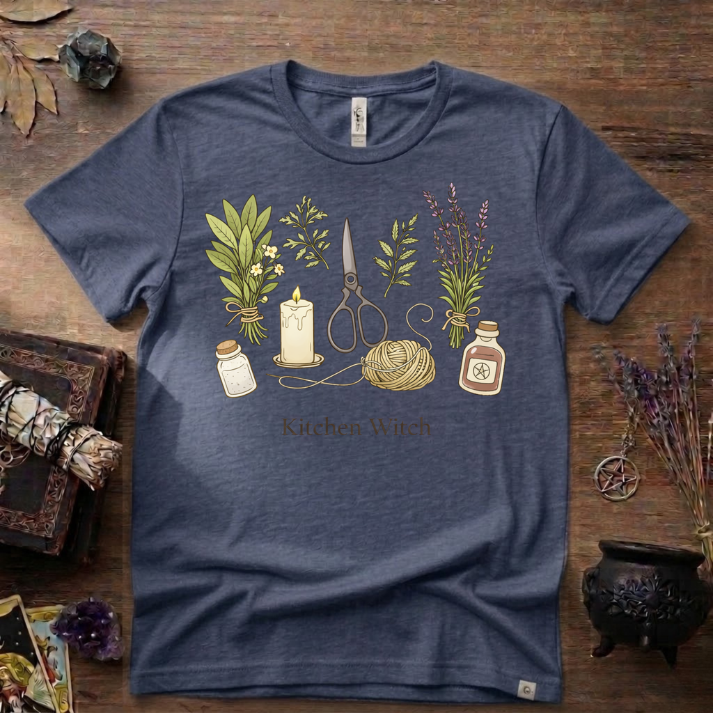 Kitchen Witch T-Shirt — Witchy Kitchen Spell Tee