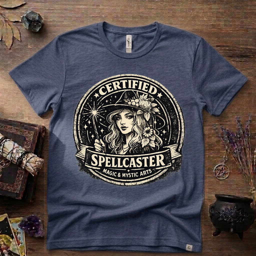 Certified Spell Caster witchy T-Shirt | Witchcraft, Occult, Magical