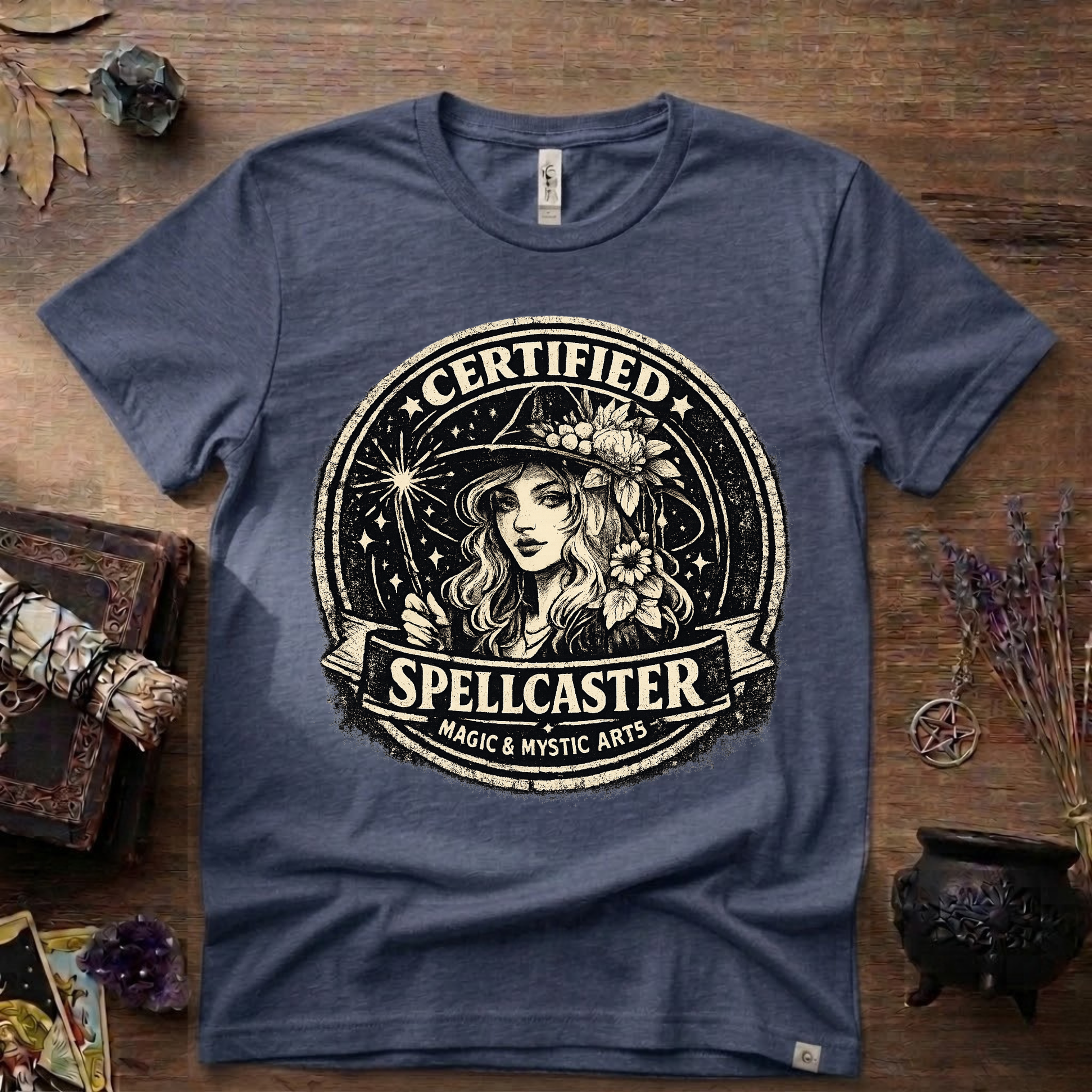 Certified Spell Caster witchy T-Shirt | Witchcraft, Occult, Magical