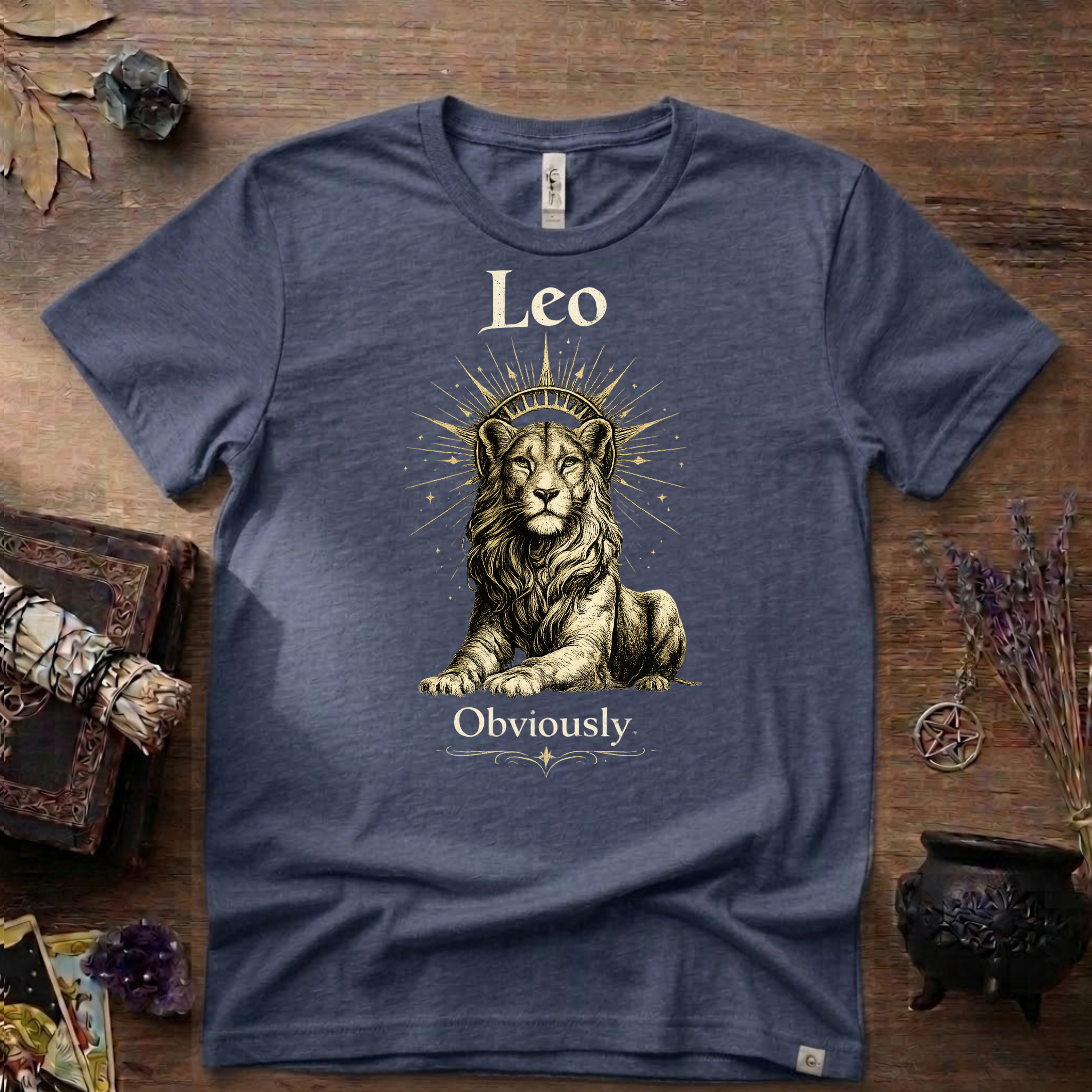 Leo Zodiac T-Shirt — Zodiac Leo "Obviously" Astrology Tee