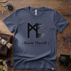 Mannaz Rune "Know Thyself" T-Shirt