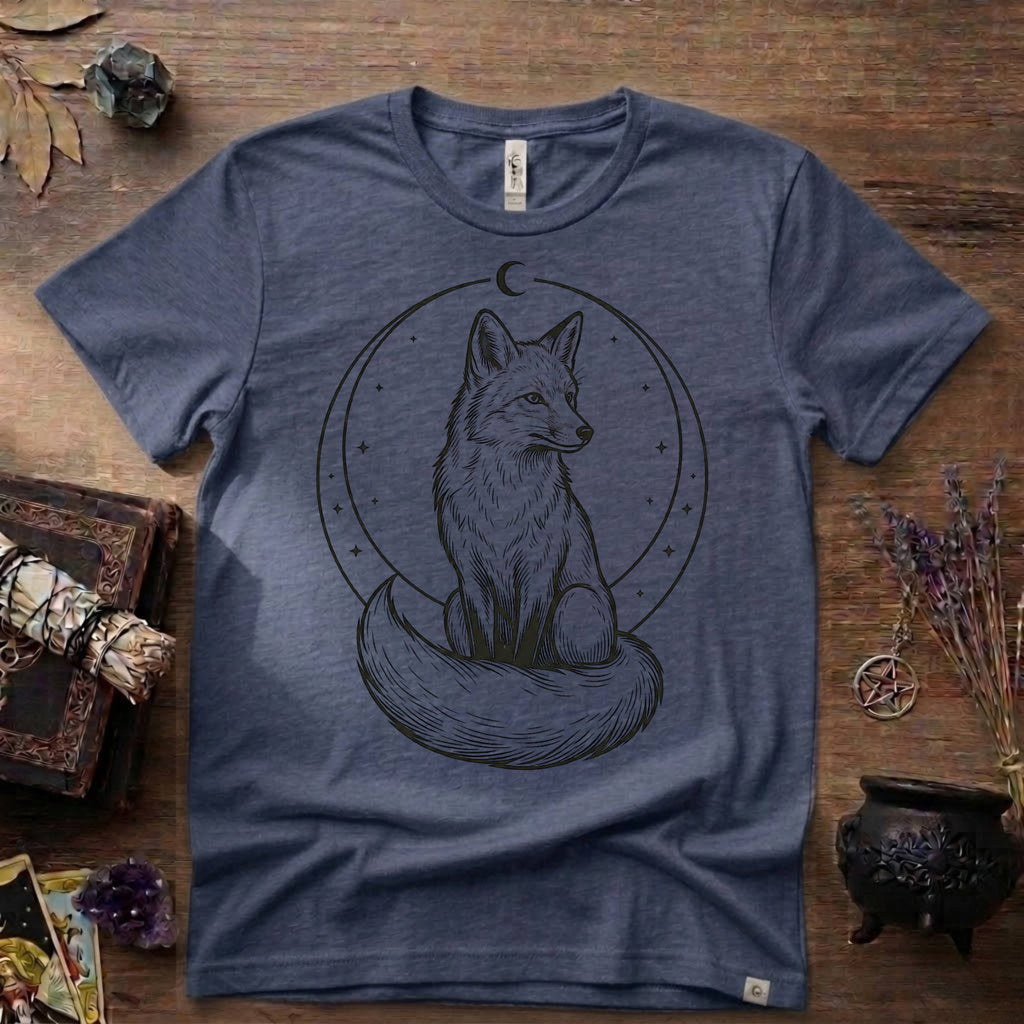 Fox Totem T-Shirt — Mystical Woodland Fox Graphic Tee