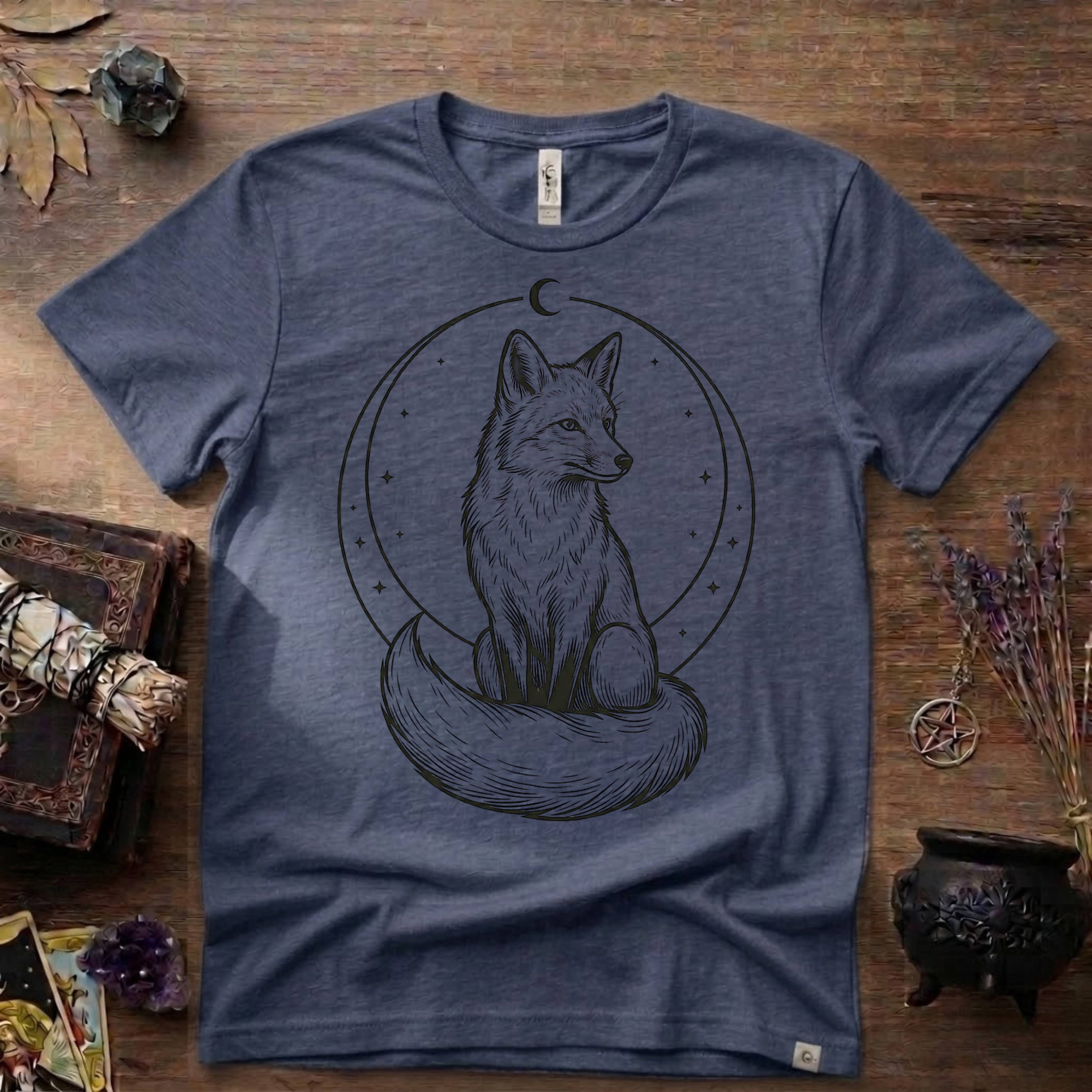 Fox Totem T-Shirt — Mystical Woodland Fox Graphic Tee