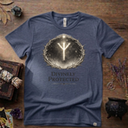 Divinely Protected Algiz Rune T-Shirt — Viking Protection Symbol Tee