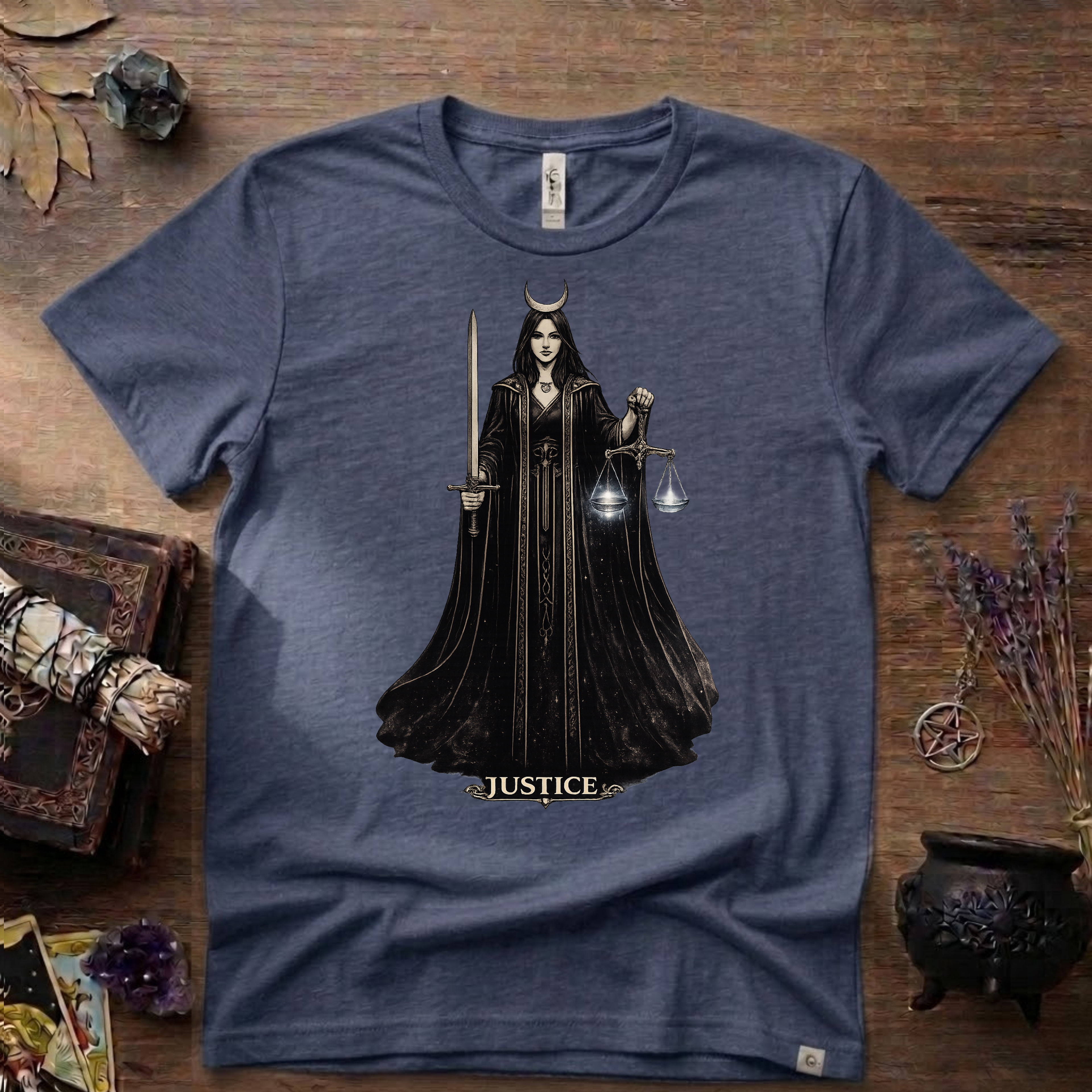 Tarot T-Shirt — Justice