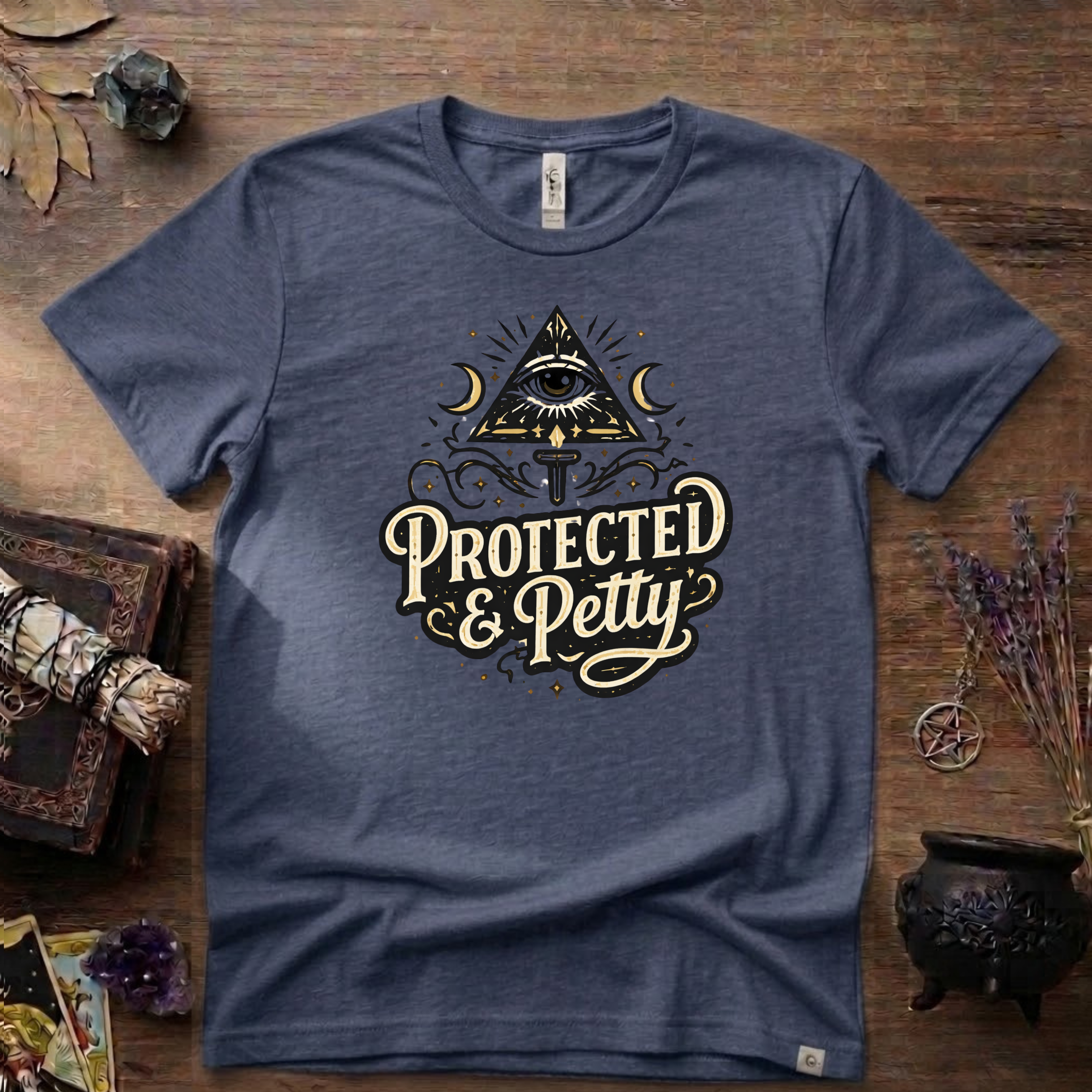 Witchy T-Shirt — "Protected and Petty"