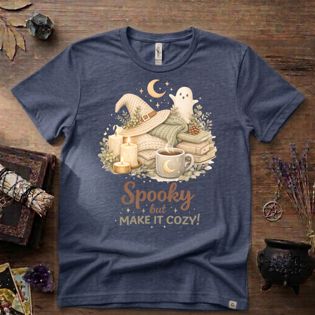 Witchy T-Shirt — Spooky but Make it Cozy