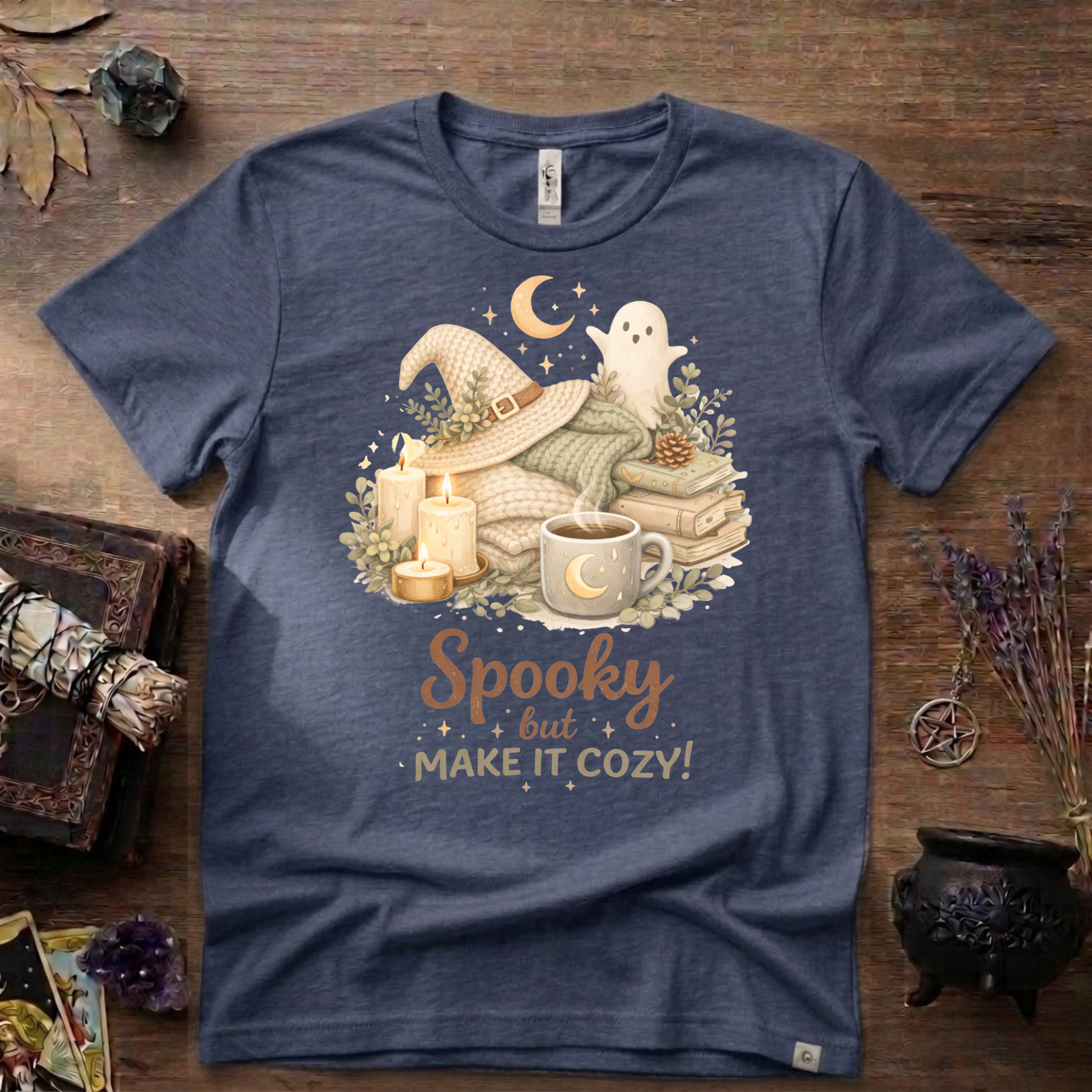 Witchy T-Shirt — Spooky but Make it Cozy