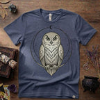 Owl Totem T-Shirt — Mystical Nature-Inspired Graphic Tee