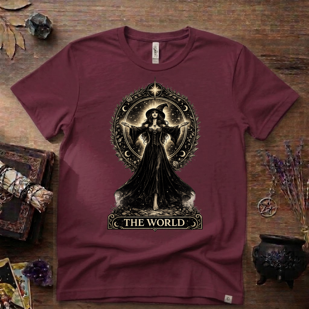 Tarot T-Shirt — The World