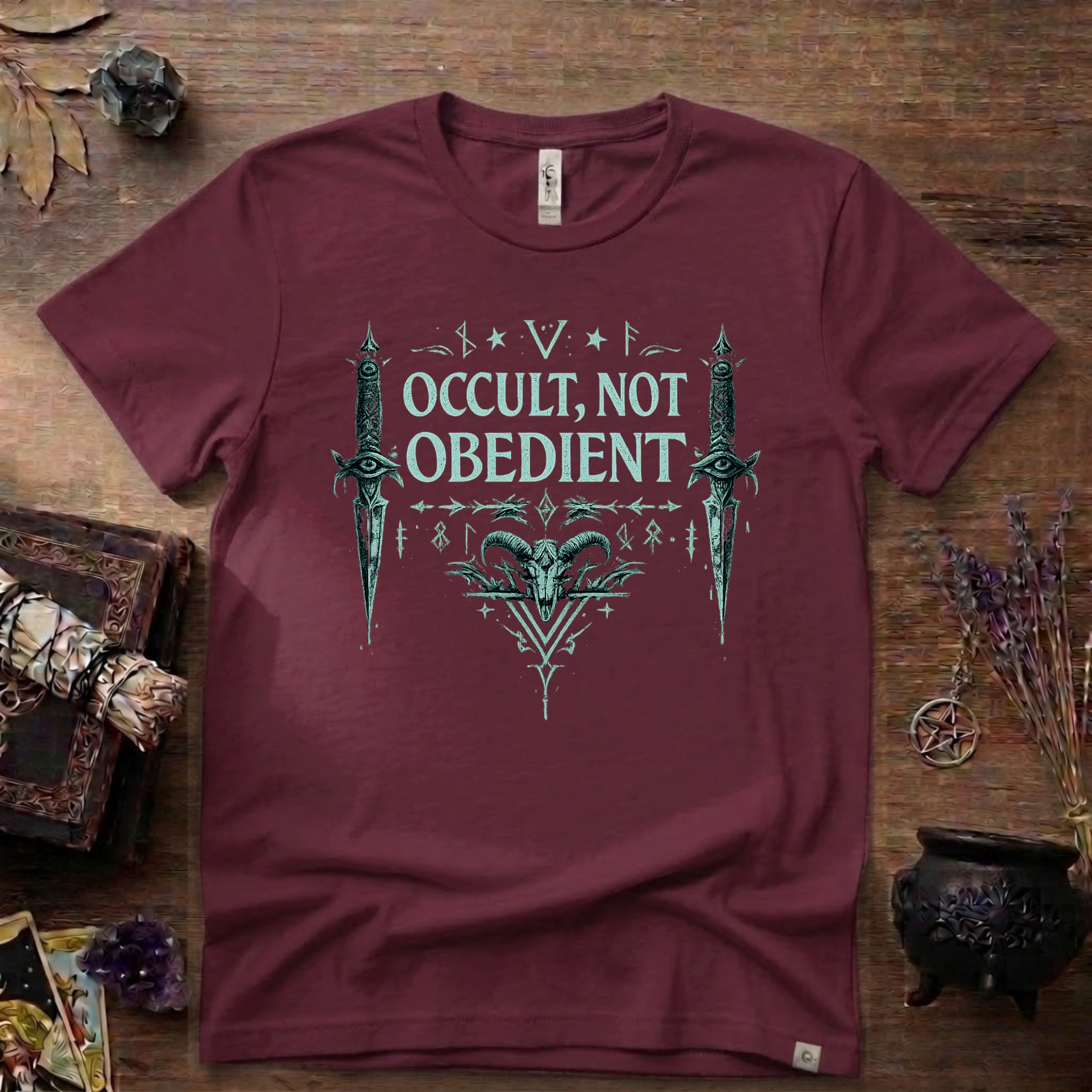 Witchy T-Shirt — "Occult Not Obedient"