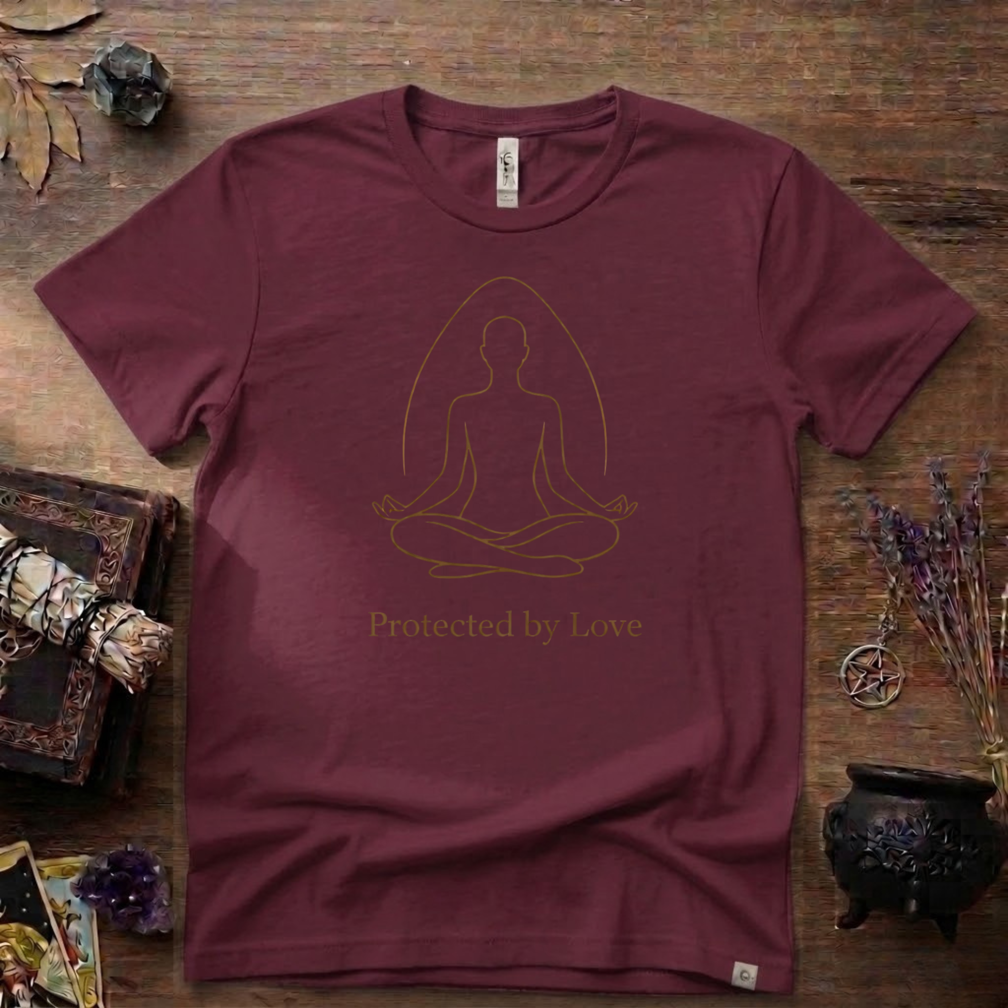 Witchy T-Shirt — "Protected by Love"