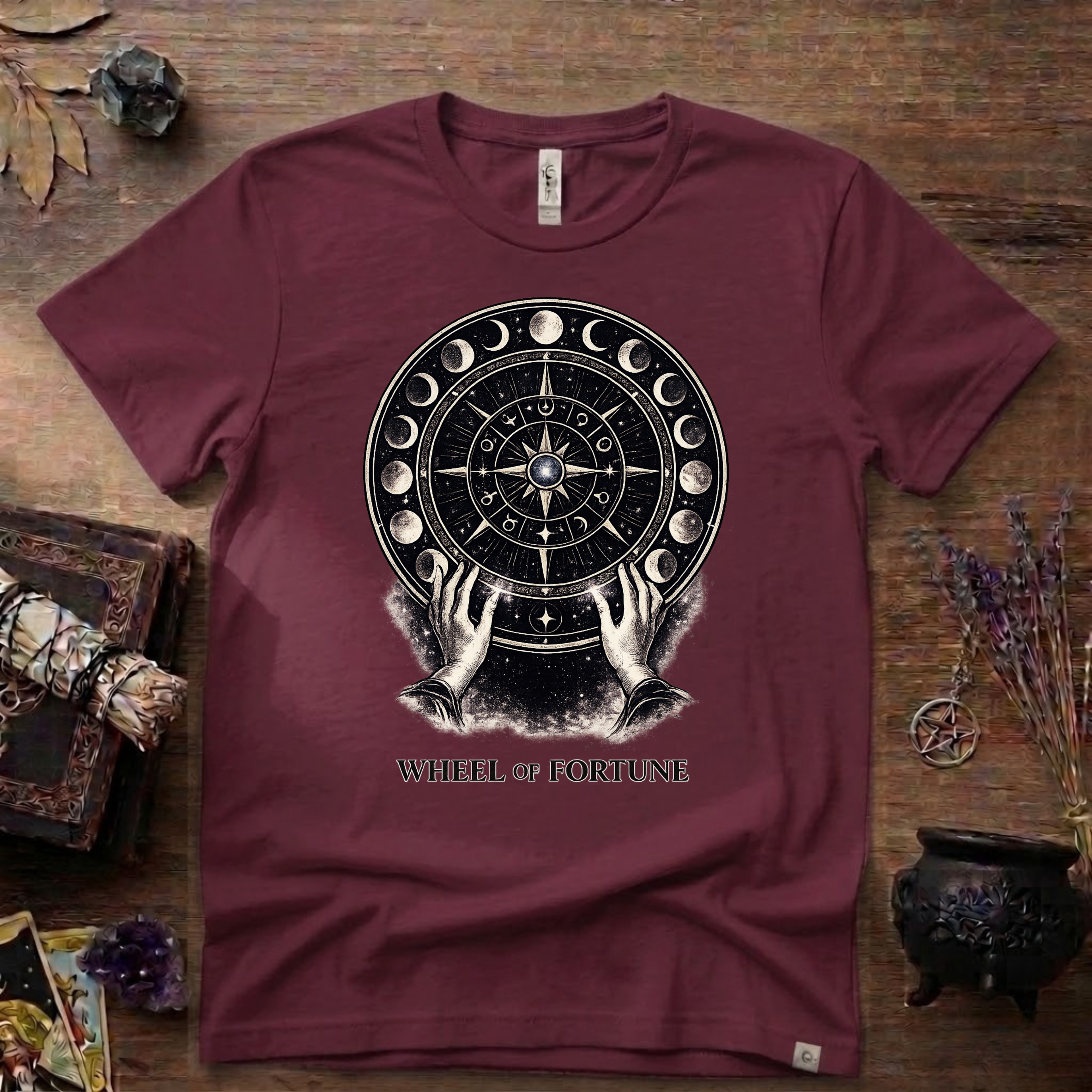 Tarot T-Shirt — The Wheel of Fortune
