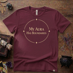 Witchy T-Shirt — "My Aura Has Boundaries"