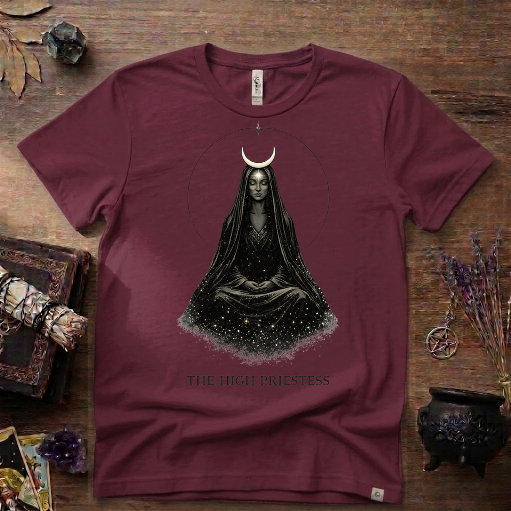 Tarot T-Shirt — The High Priestess
