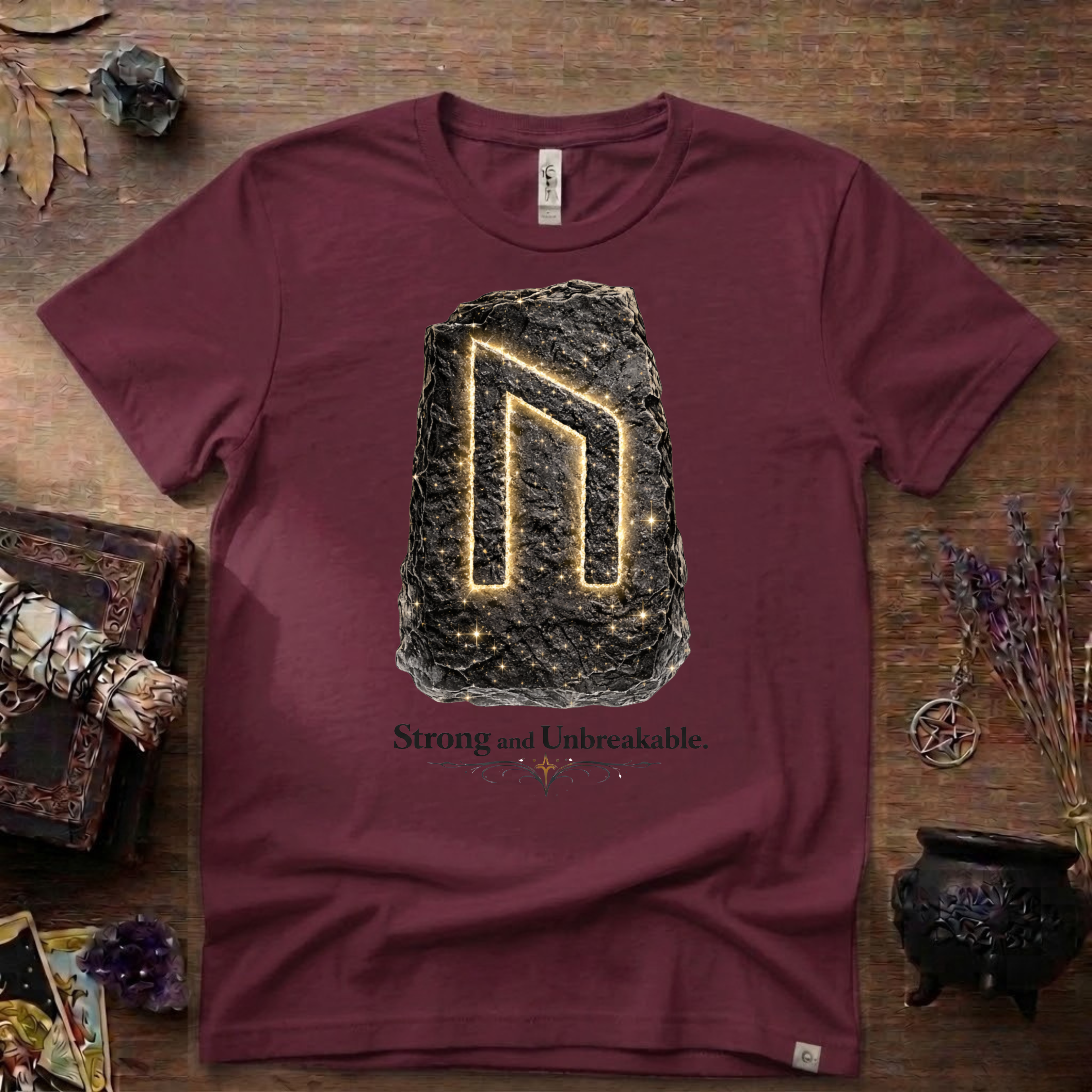 Uruz Rune 'Strong and Unbreakable' T-Shirt