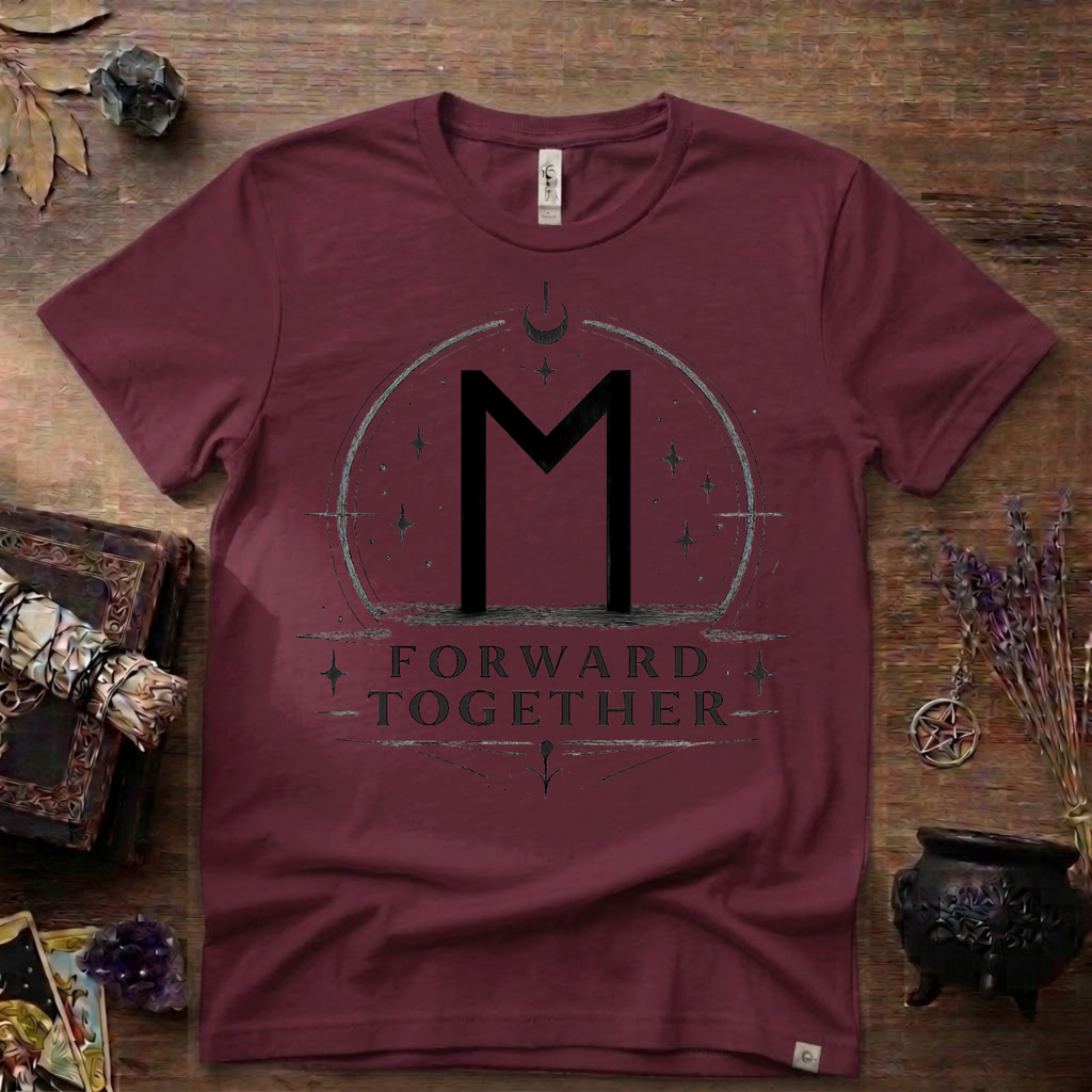 Ehwaz Rune T-Shirt — "Forward Together"