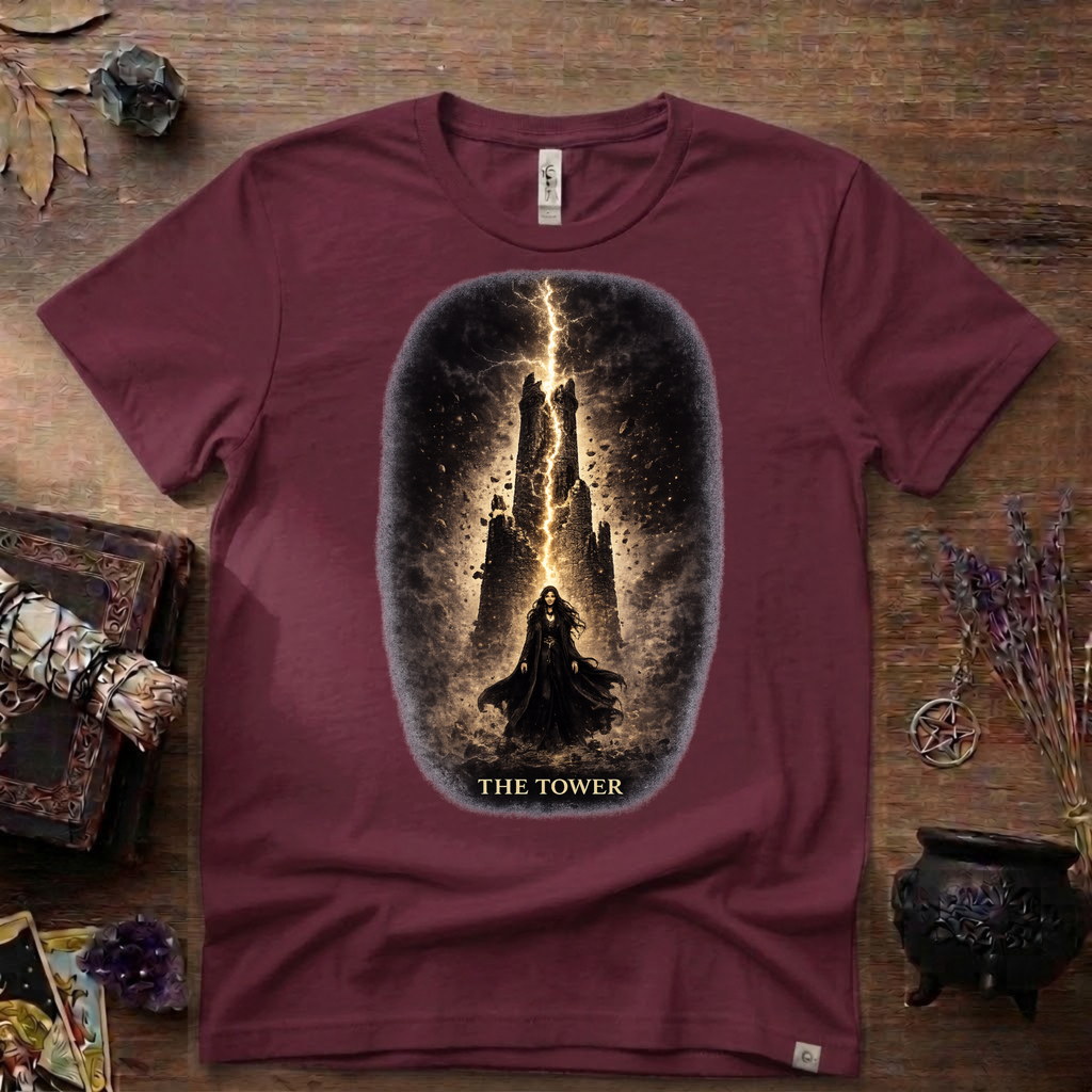 Tarot T-Shirt — The Tower