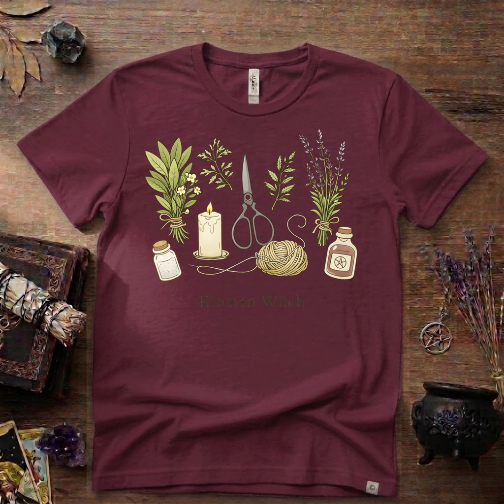Kitchen Witch T-Shirt — Witchy Kitchen Spell Tee