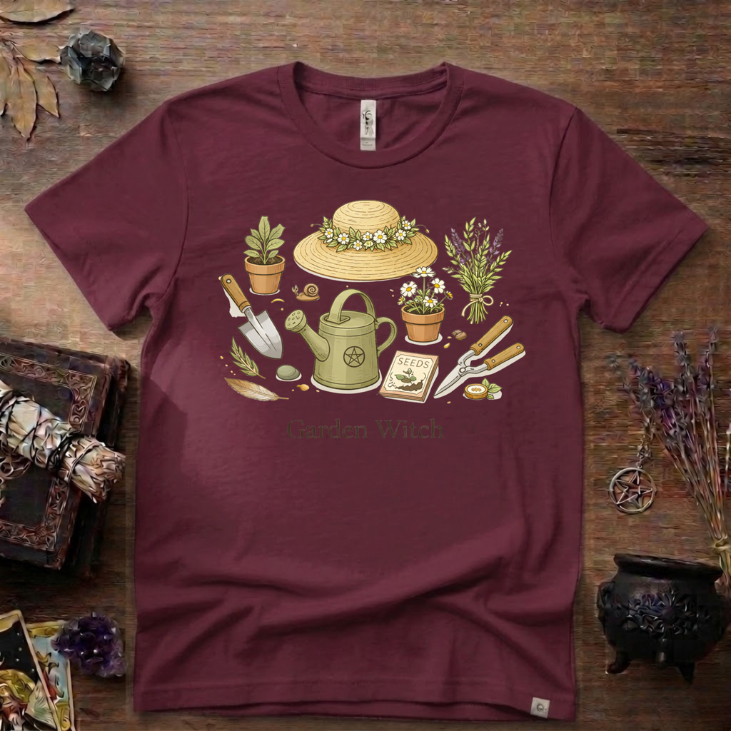Garden Witch T-Shirt — Witchy Plant Magic Tee
