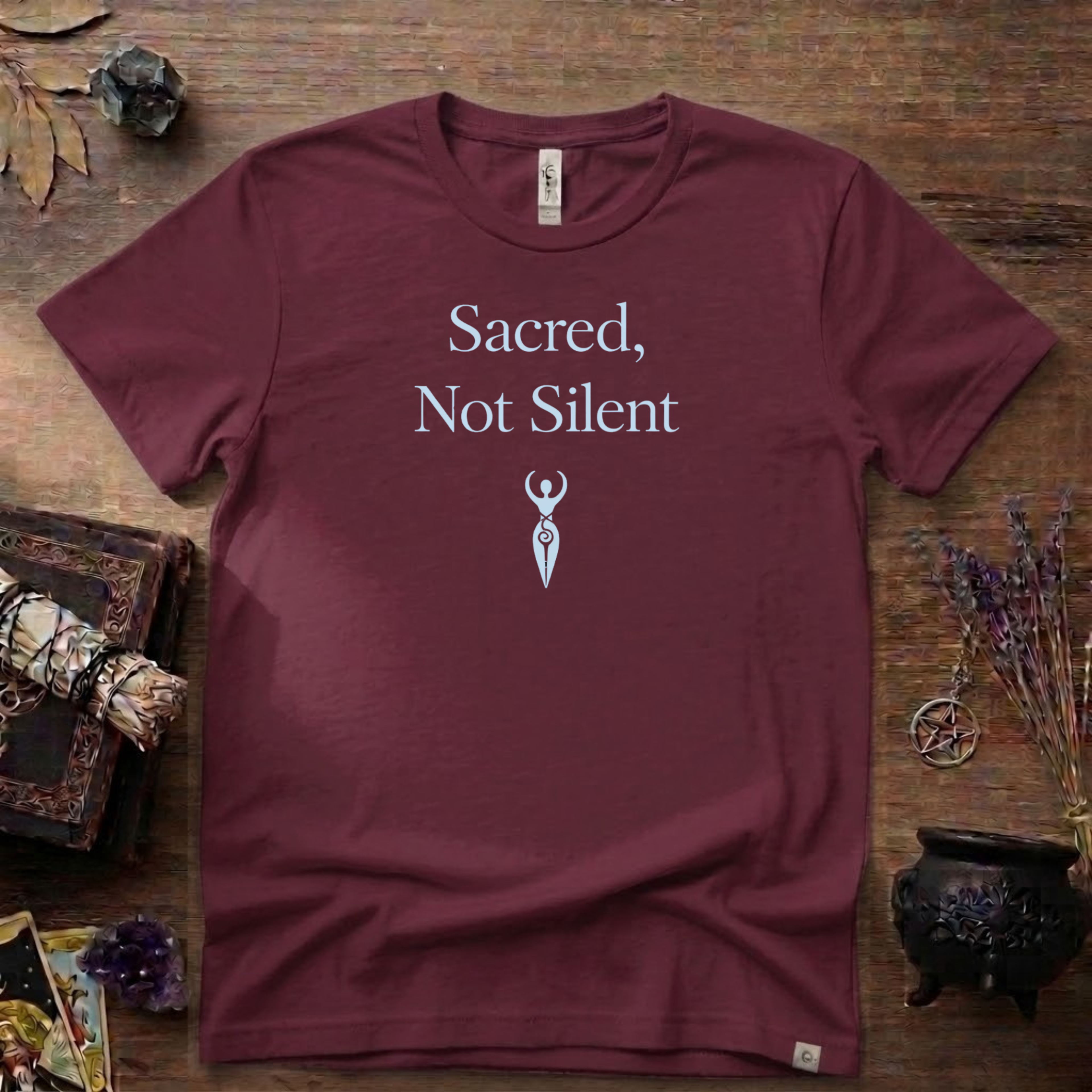 Witchy T-Shirt — "Sacred Not Silent"