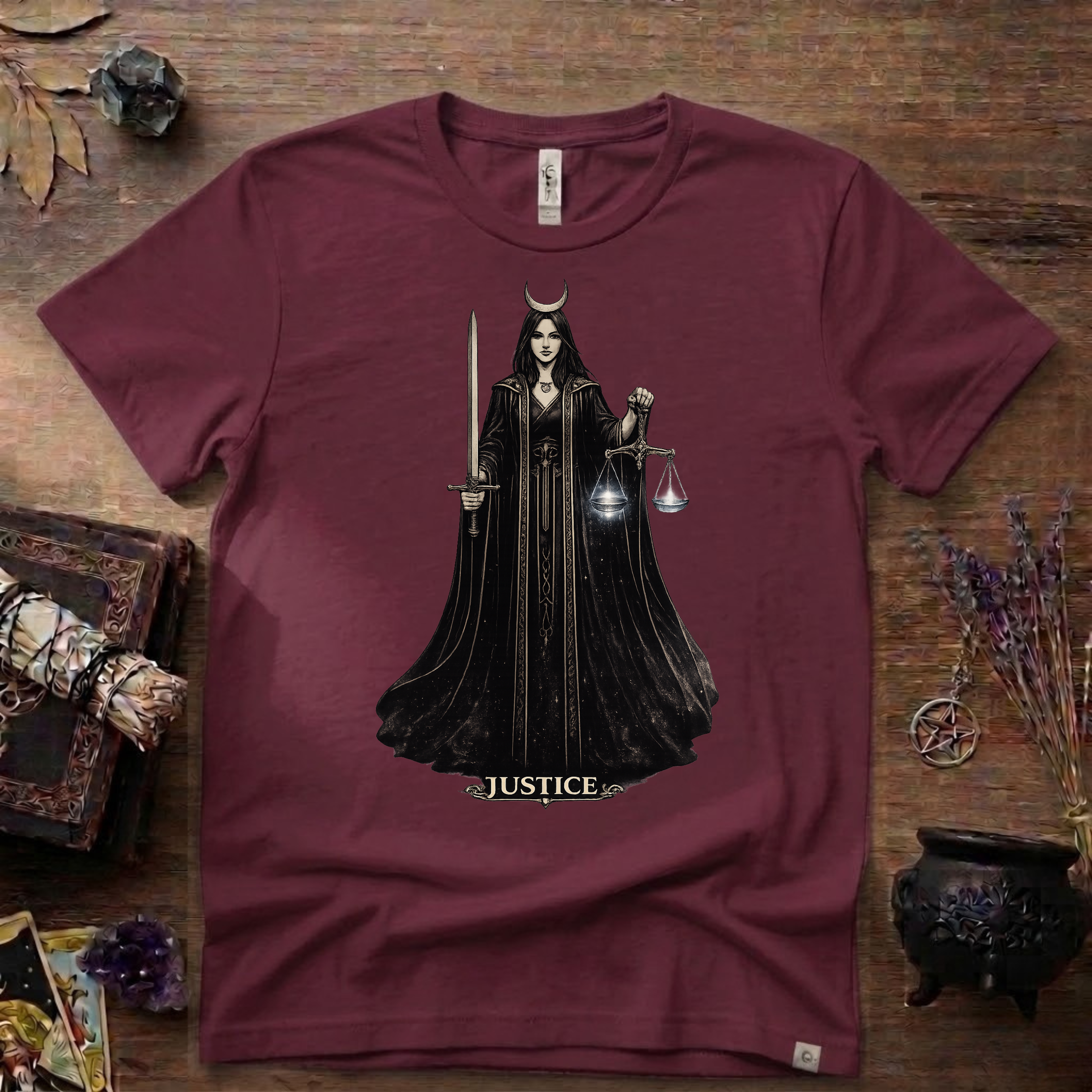 Tarot T-Shirt — Justice