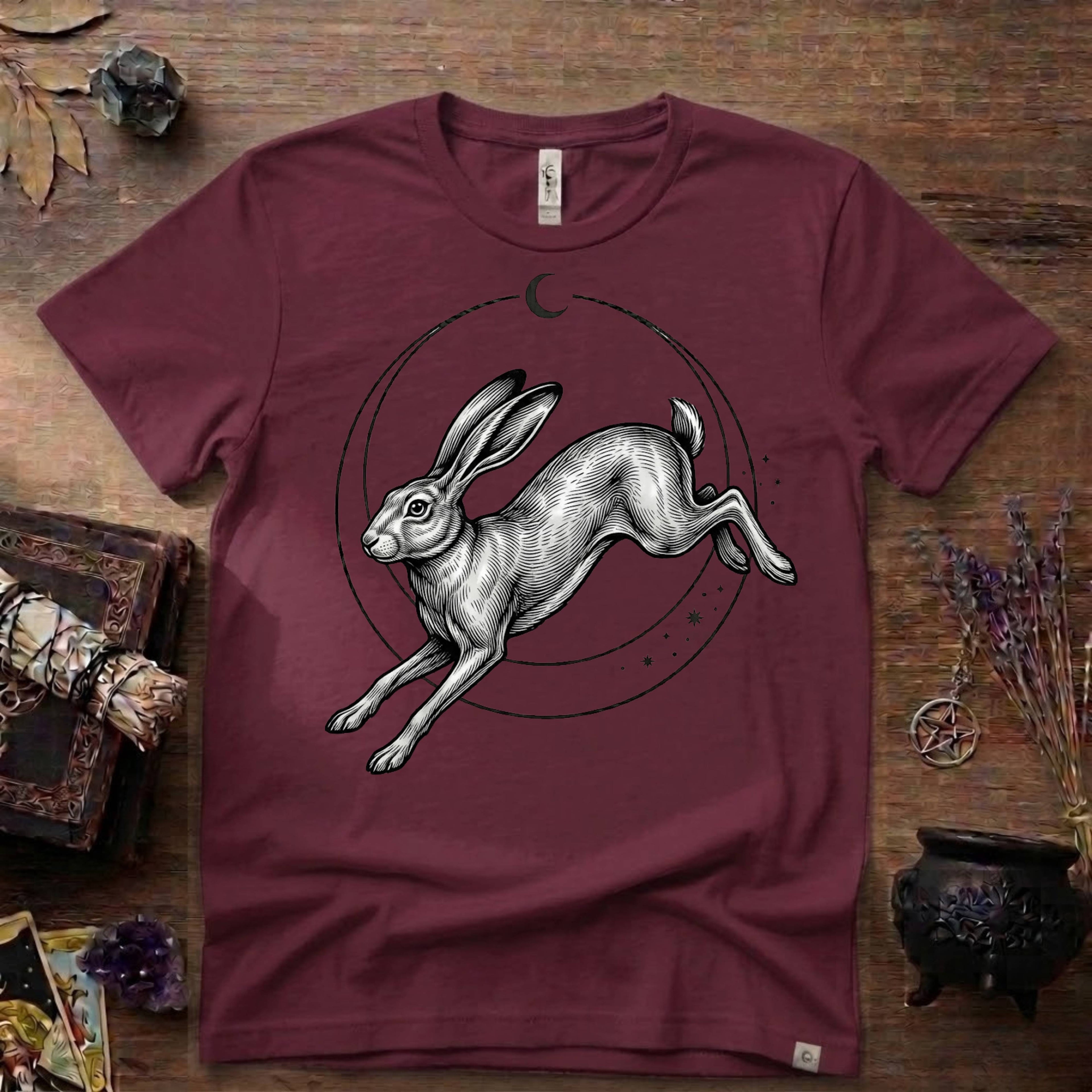 Rabbit Totem T-Shirt — Spiritual Animal Rabbit Tee for Nature Lovers